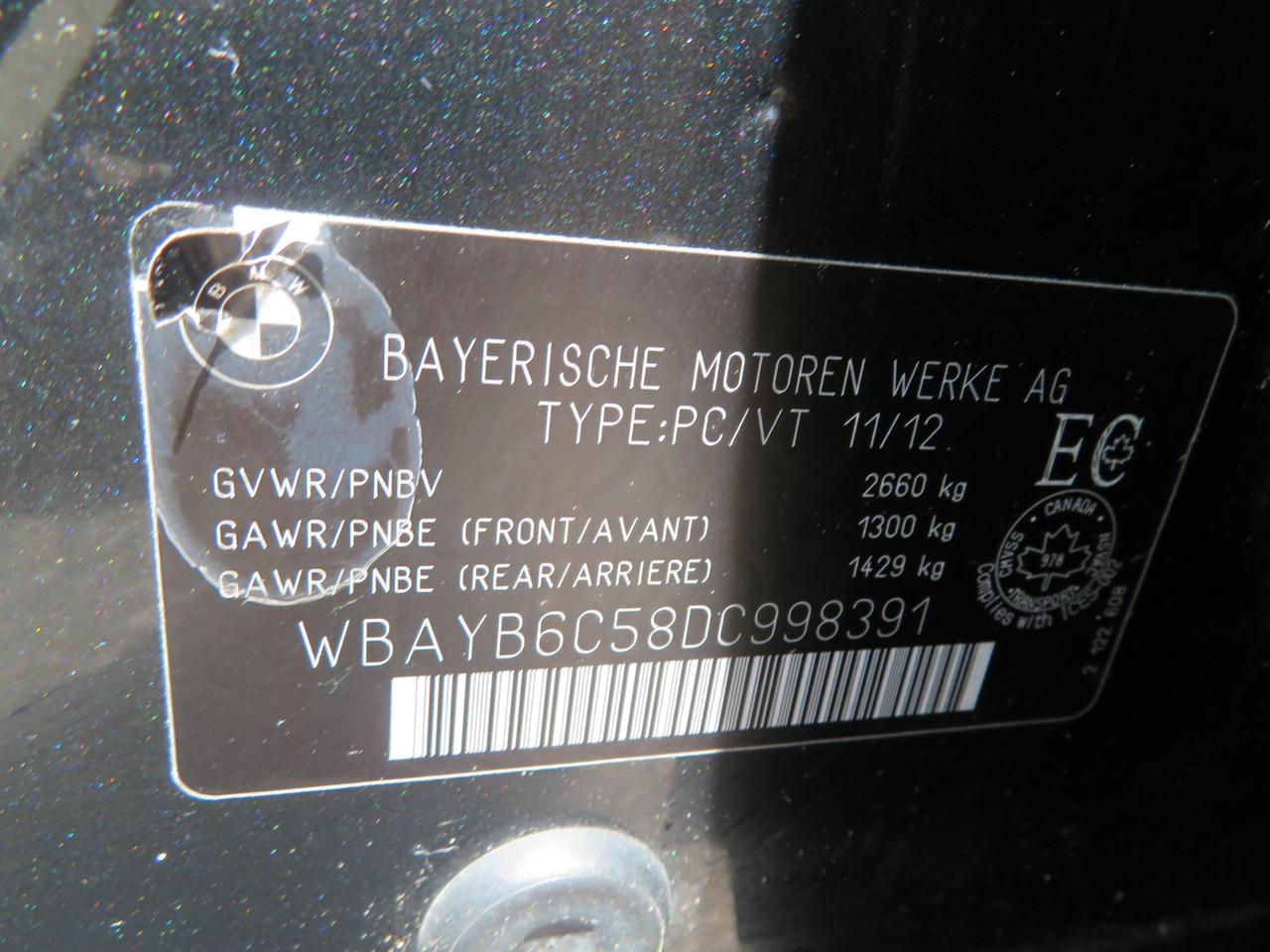 2013 BMW 7 Series 4dr Sdn 750i xDrive AWD Photo