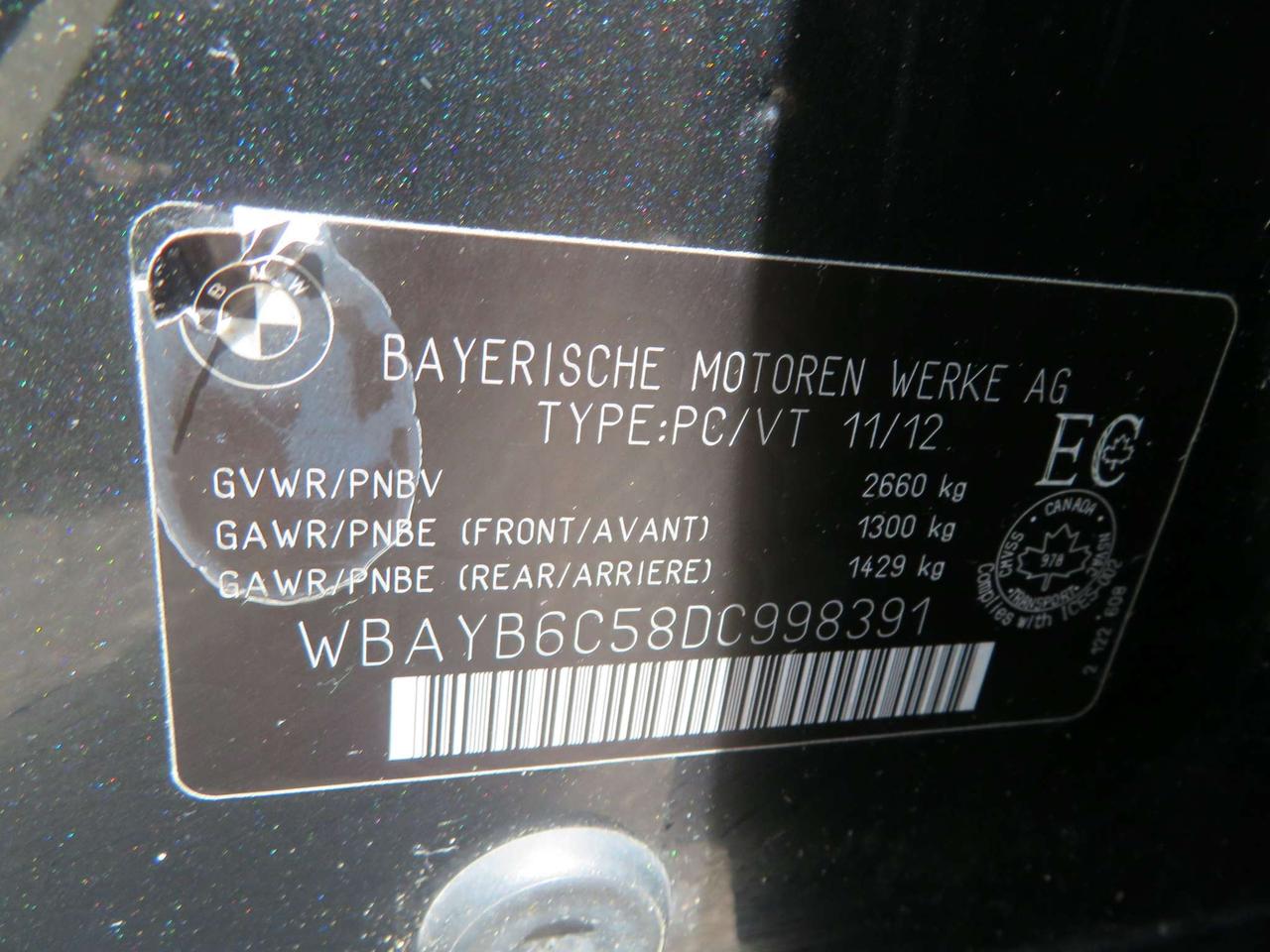 2013 BMW 7 Series 4dr Sdn 750i xDrive AWD Photo