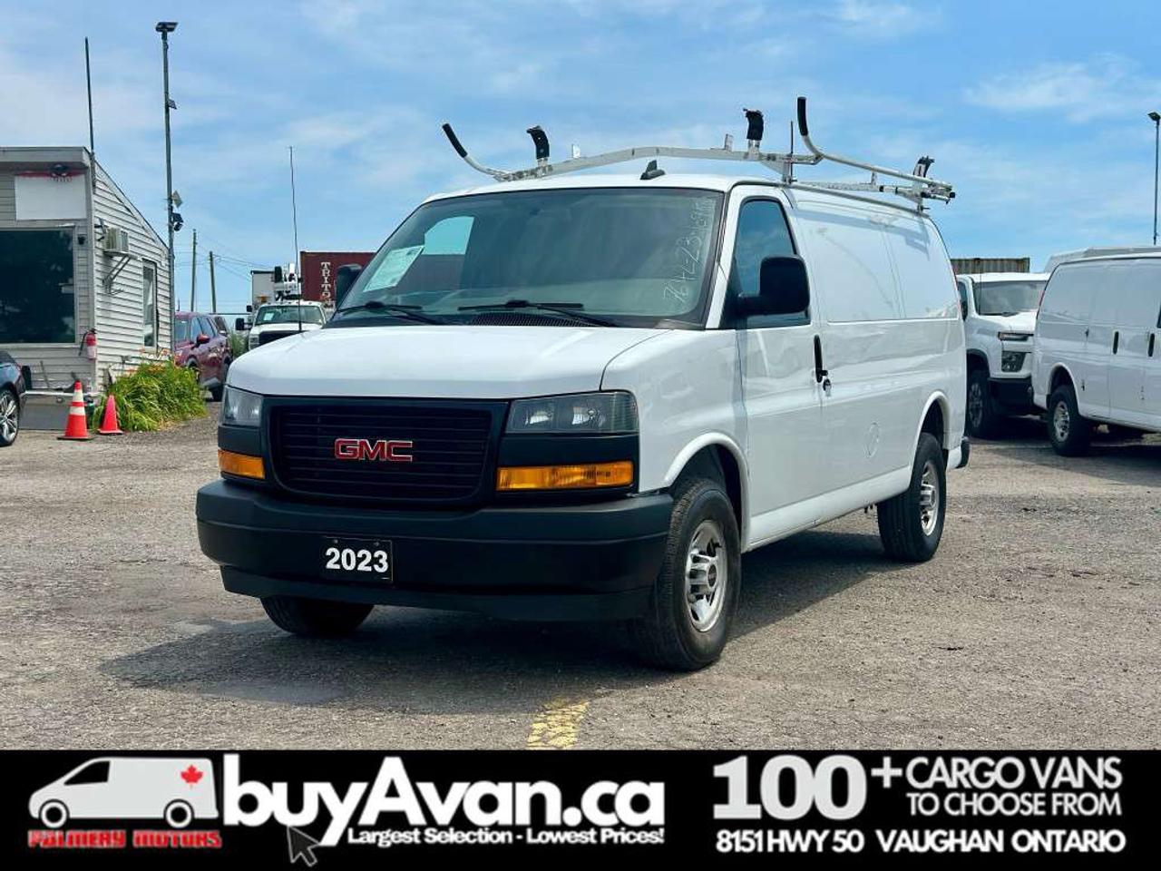 2023 GMC Savana 2500 + Ladder Racks Shelves *SAFETY INCLUDED* Photo