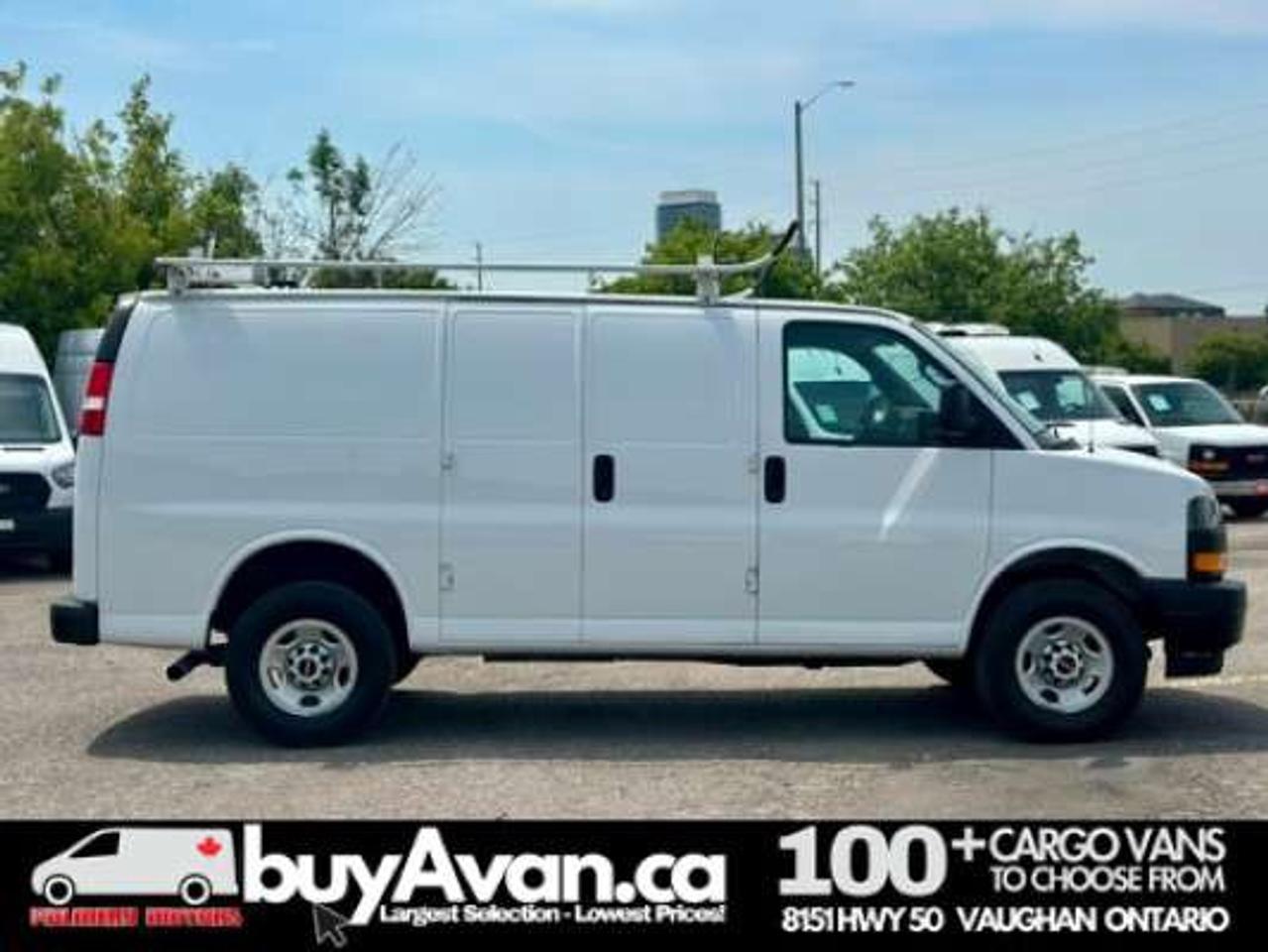 2023 GMC Savana 2500 + Ladder Racks Shelves *SAFETY INCLUDED* Photo