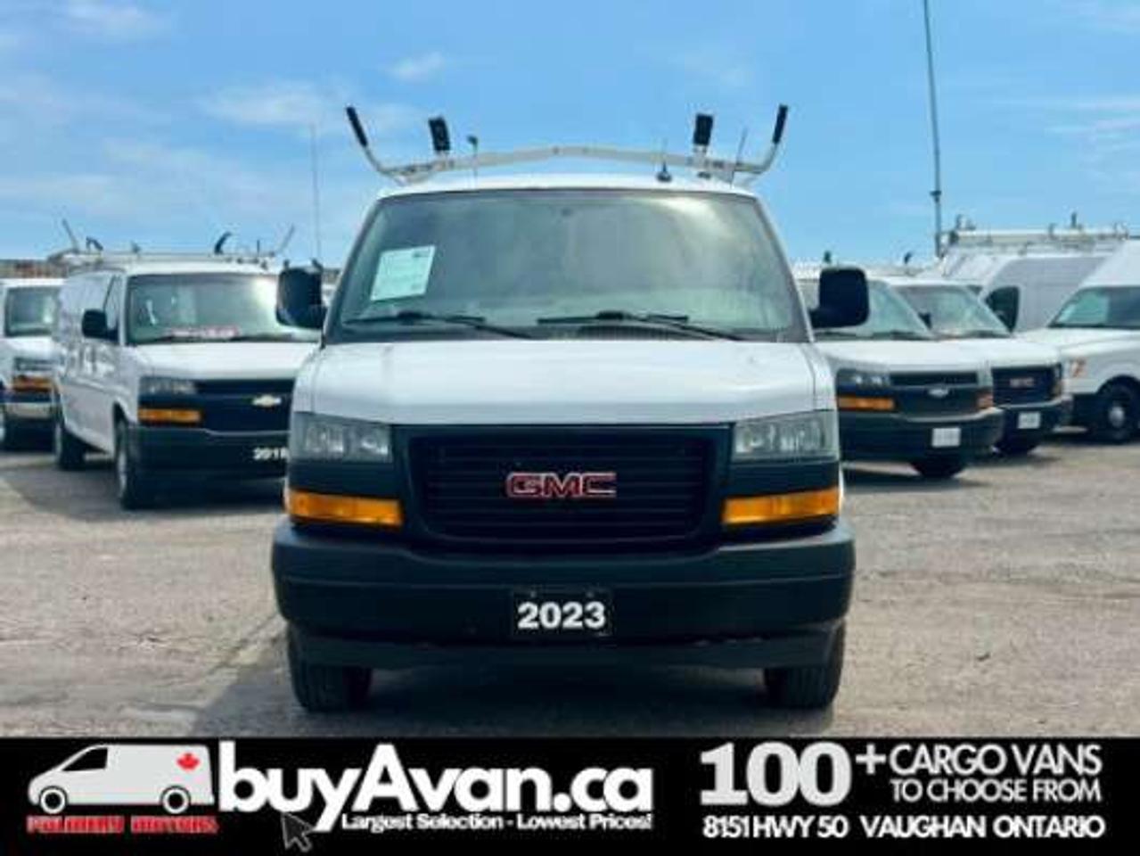 2023 GMC Savana 2500 + Ladder Racks Shelves *SAFETY INCLUDED* Photo