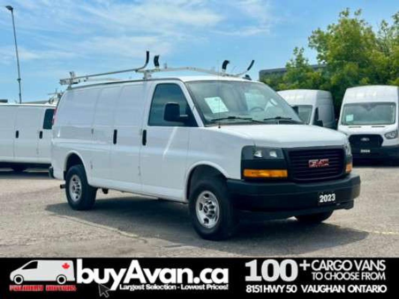 2023 GMC Savana 2500 + Ladder Racks Shelves *SAFETY INCLUDED* Photo