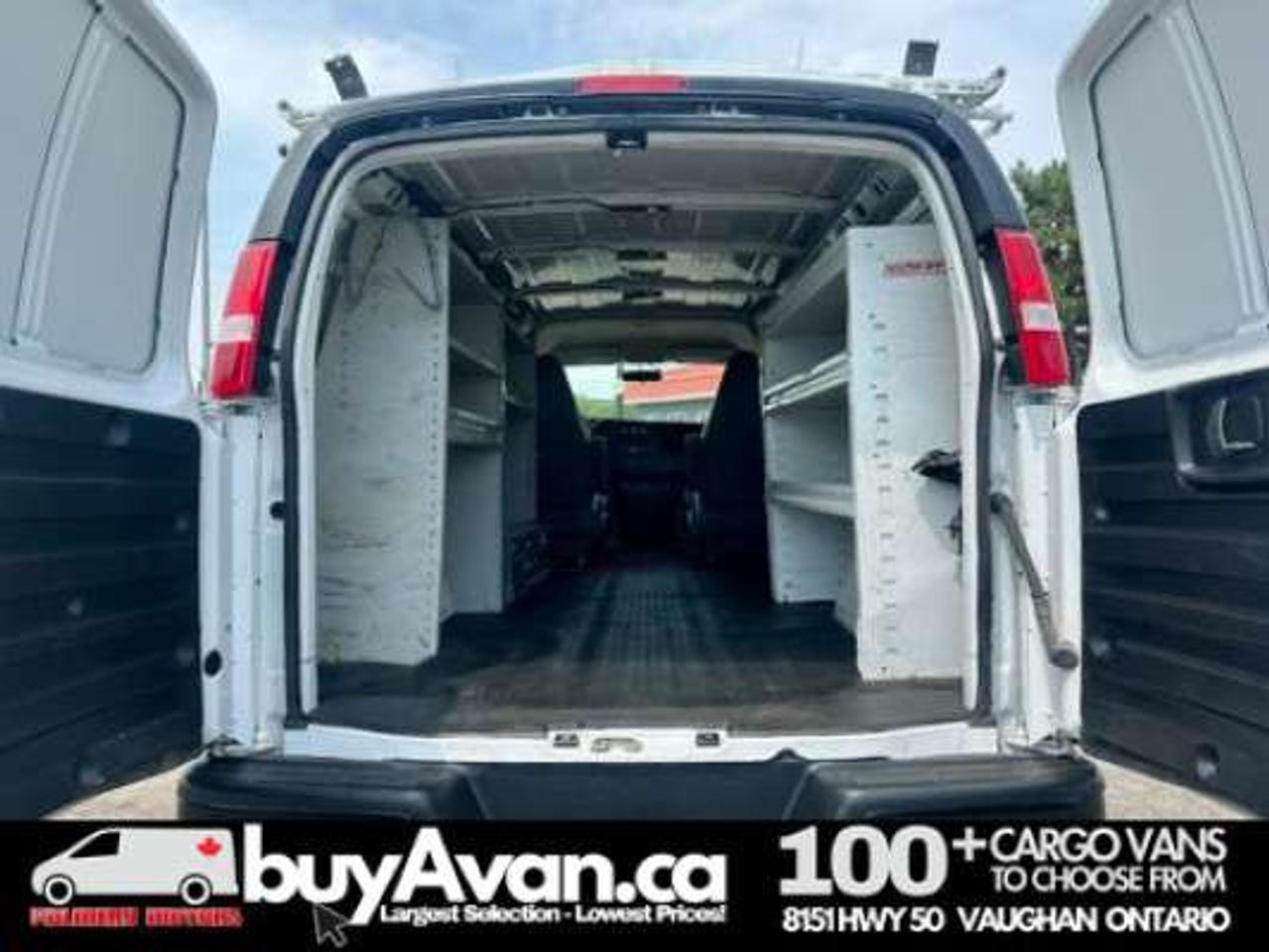 2023 GMC Savana 2500 + Ladder Racks Shelves *SAFETY INCLUDED* Photo