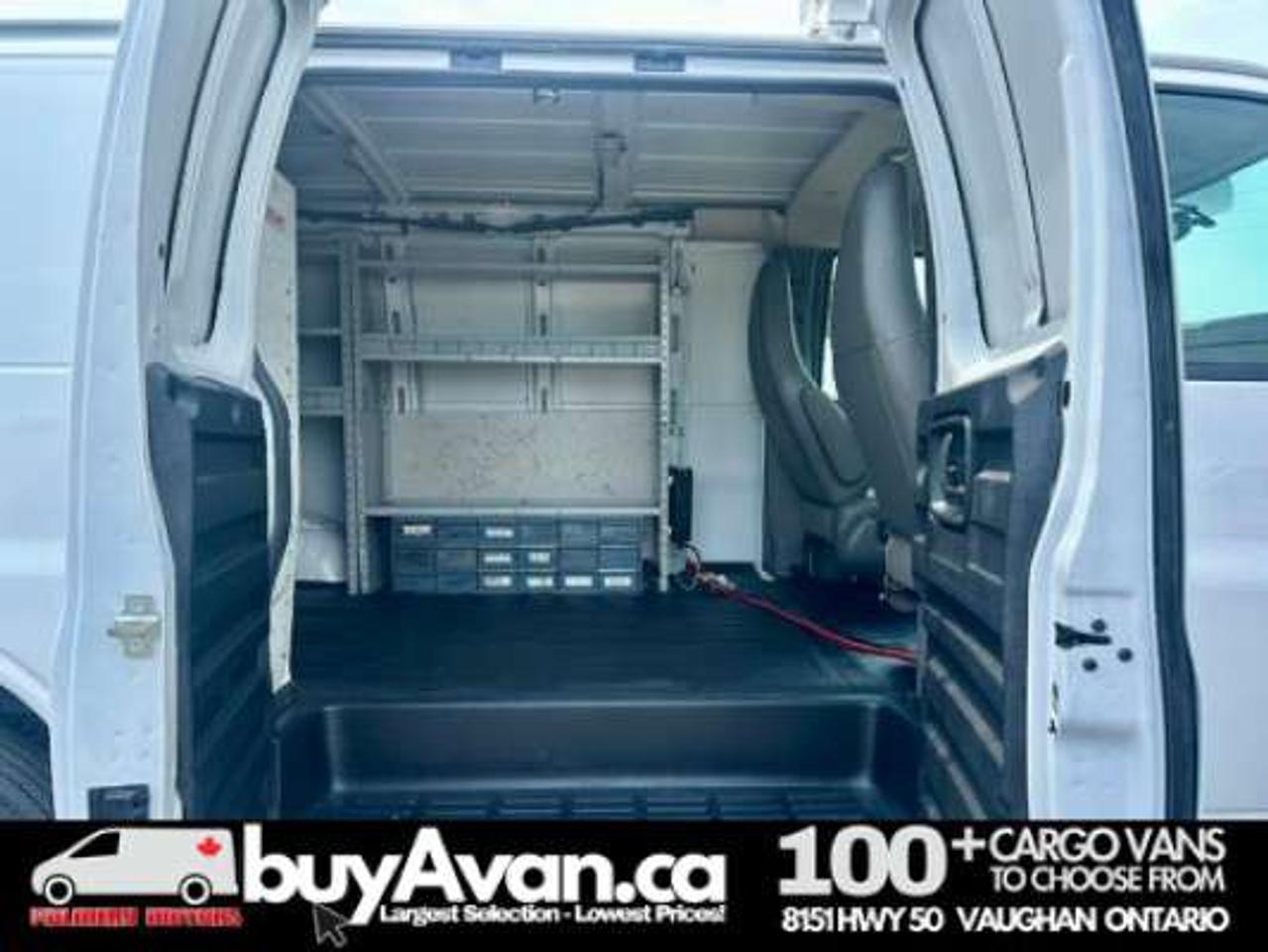2023 GMC Savana 2500 + Ladder Racks Shelves *SAFETY INCLUDED* Photo