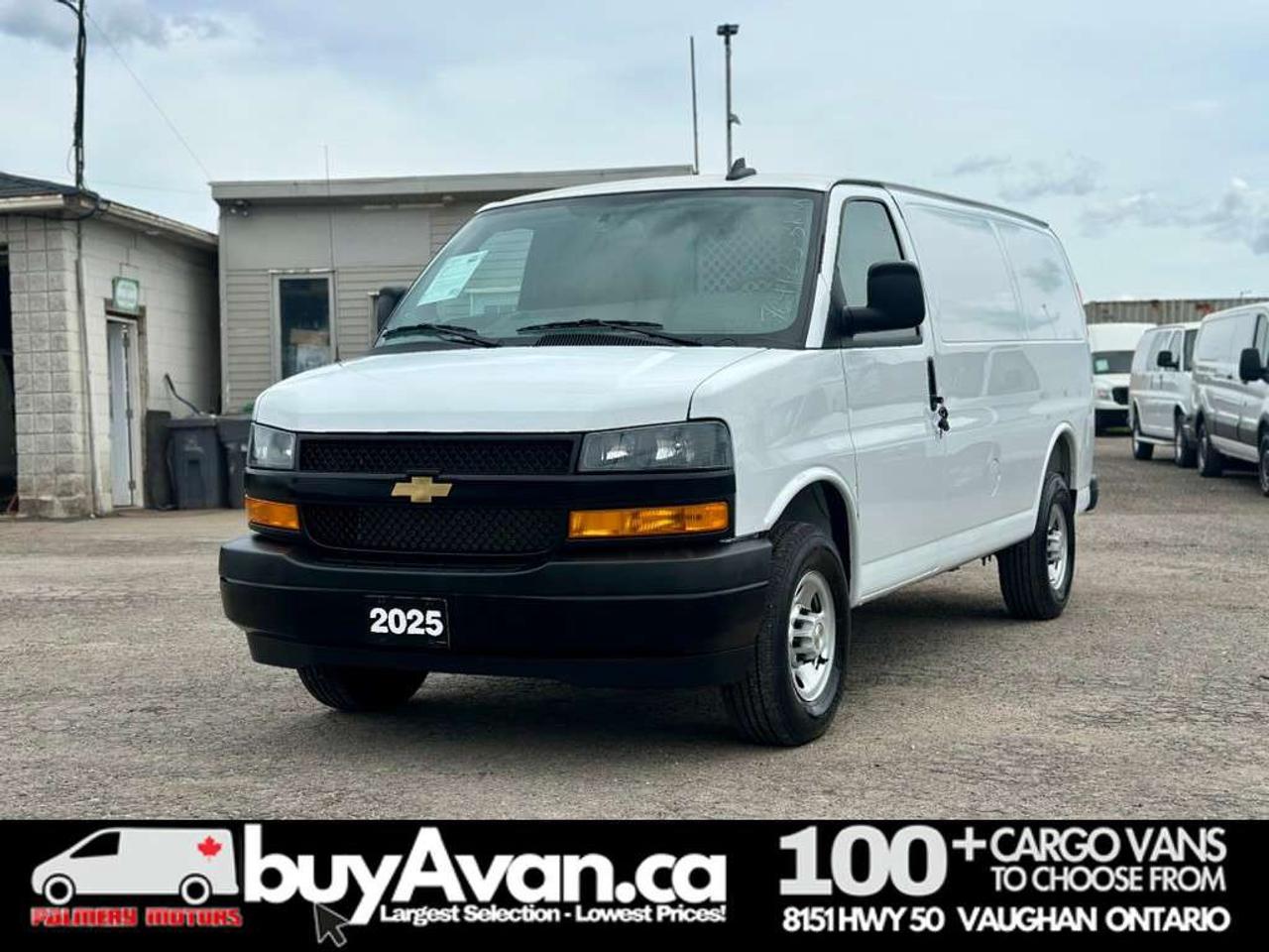 2025 Chevrolet Express 2500 + Divider No Windows *NO EXTRA FEES* Photo4