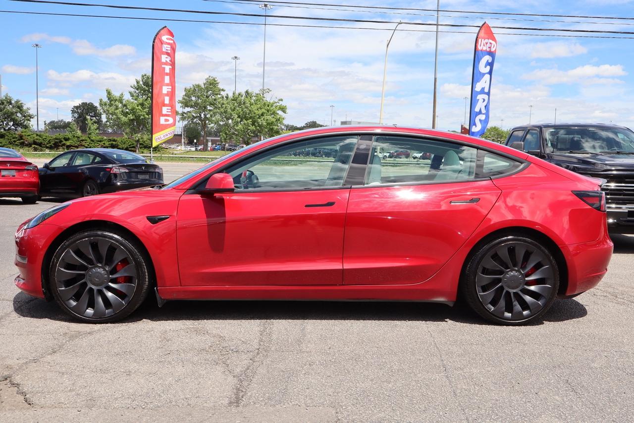 2022 Tesla Model 3 Performance   No Accident   White Interior Photo3