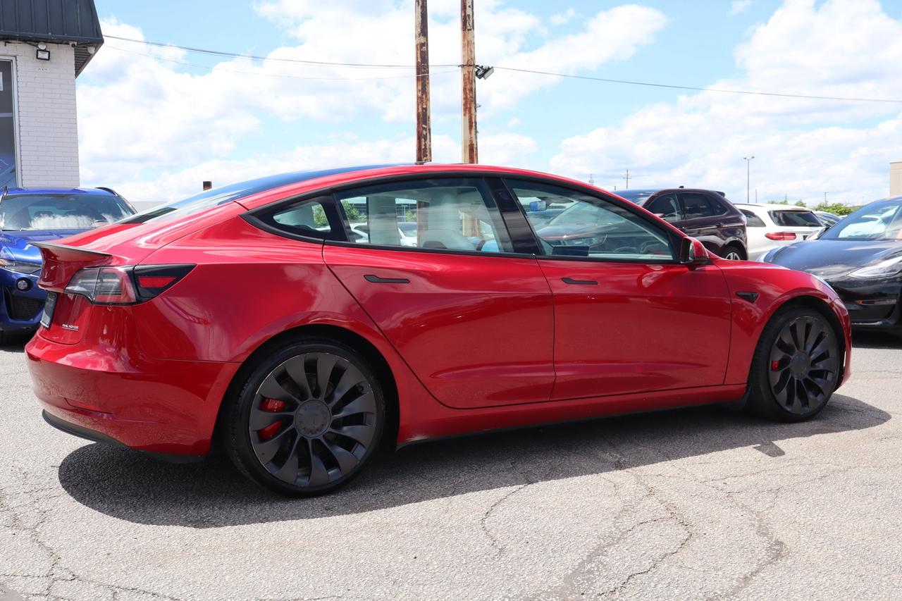 2022 Tesla Model 3 Performance   No Accident   White Interior Photo