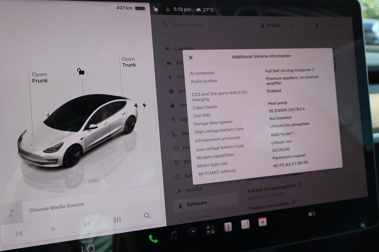 2022 Tesla Model 3 Standard Range Plus   No Accident Photo