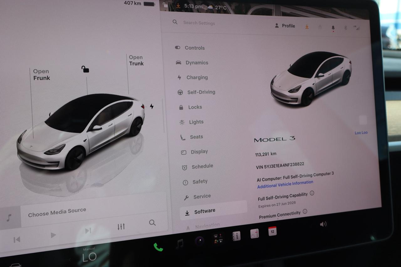 2022 Tesla Model 3 Standard Range Plus   No Accident Photo
