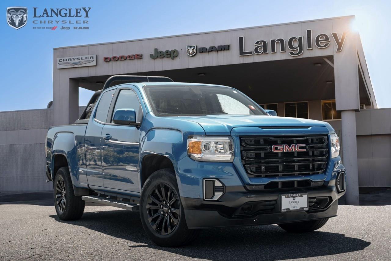<p><strong>2022 GMC Canyon Elevation Extended Cab Long Box</strong></p><p>A versatile and dependable mid-size truck that offers impressive towing capability and a practical long box configuration for professional or recreational hauling.</p><ul><li><p>Engine: 2.5L I-4 (200 hp, 191 lb-ft torque)</p></li><li><p>Drivetrain: 2WD with 6-speed automatic transmission</p></li><li><p>Max Towing Capacity: 3,500 lbs</p></li><li><p>Seating: 4-passenger capacity</p></li><li><p>Key Feature: CornerStep rear bumper for easier cargo bed access</p></li></ul><p>Come book a test drive at Langley Chrysler, conveniently located in Langley, British Columbia.</p>

<p>*All prices plus applicable taxes, applicable environmental recovery charges, documentation of $599 and full tank of fuel surcharge of $76 if a full tank is chosen. <br />Other protection items available that are not included in the above price:<br />Tire & Rim Protection and Key fob insurance starting from $599<br />Service contracts (extended warranties) for coverage up to 7 years and 200,000 kms starting from $599<br />Custom vehicle accessory packages, mudflaps and deflectors, tire and rim packages, lift kits, exhaust kits and tonneau covers, canopies and much more that can be added to your payment at time of purchase<br />Undercoating, rust modules, and full protection packages starting from $199<br />Financing Fee of $500 when applicable<br />Flexible life, disability and critical illness insurances to protect portions of or the entire length of vehicle loan</p>