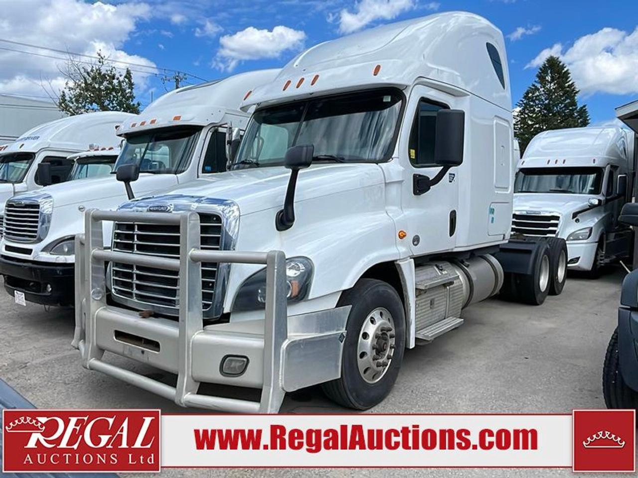 OFFERS WILL NOT BE ACCEPTED BY EMAIL OR PHONE - THIS VEHICLE WILL GO ON TIMED ONLINE AUCTION.<br><br/>VEHICLE DESCRIPTION <br/>Stock #: 39173 <br/>Lot #: 400 <br/>Reserve Price: Not Set <br/>CarProof Report: Available at www.RegalAuctions.com <br/><br/>IMPORTANT DECLARATION <br/>Claim History: Claim History. <br/>Fleet Vehicle: This vehicle is a commercially owned work vehicle. <br/> * DD15 TURBO DIESEL * * GVWR 53,220 LBS * * RECENT COMPREHENSIVE SERVICE RECORDS INCLUDED, SEE PHOTOS FOR DETAILS * <br/>Active Status: This vehicles title is listed as Active Status. <br/> Live Online Bidding: This vehicle will be available for bidding over the internet, visit www.RegalAuctions.com to register. <br/> <br/>The simple solution to selling your car or truck. Bring your clean vehicle in with your Drivers License and current Registration and well put it on the auction block at our next sale.<br/><br/>www.RegalAuctions.com