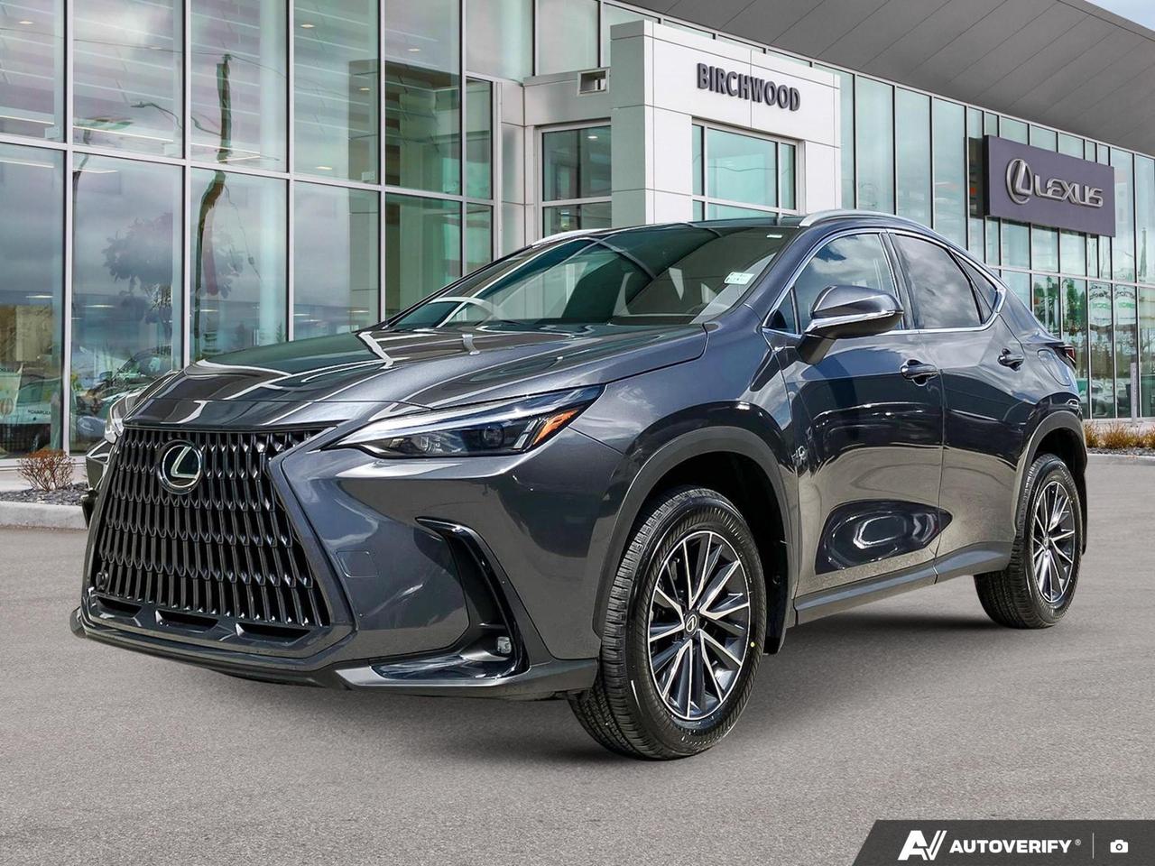 Distinctive By Design
Conquer urban landscapes with the all-wheel drive Lexus NX. Your journey is elevated by the coziness of heated front seats and steering wheel, the connectivity of Android Auto and Apple Car Play, and the peace of mind provided by the Lexus Safety System. Plus, kick-start your adventures remotely with your phone.
*Pricing includes all available rebates.

Birchwood Lexus is a three-time winner of the prestigious Pursuit of Excellence award, which recognizes Lexus dealers in Canada for having the highest possible level of guest satisfaction.  Allow us to show you the best possible guest experience. 

Have a trade? Birchwood Lexus will pay you top dollar for your vehicle - trades of all makes and models are welcome.

Flexible financing is available on most years, makes, and models. Start your purchase online at www.birchwoodlexus.ca or call us today at 204-25-LEXUS (53987)

Toll free Phone: 844-57-LEXUS (53987)

Dealer Permit #5499
Dealer permit #5499
