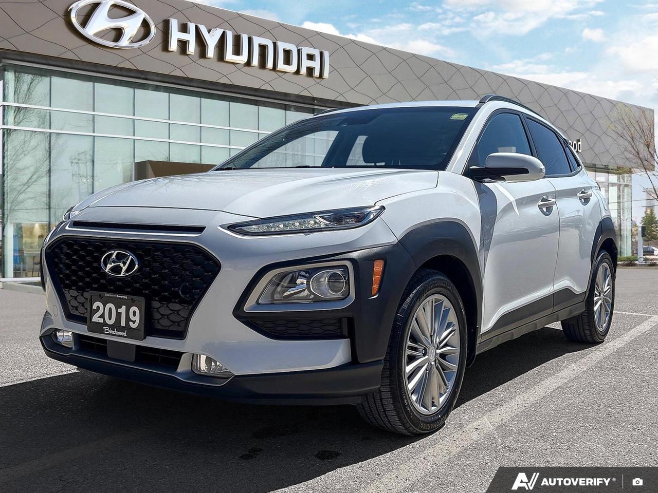 Winnipegs #1 Hyundai Dealer for 6 consecutive years and now Canadas 2026 Dealer of the Year! Come and See Why! 

We believe the first step to a great customer experience is transparent pricing and payments. Also, we offer a complete online and in-store experience, we allow you to shop the way you want! Easy quotes with no pressure!

Thank you for viewing our inventory online, we would love the opportunity to provide you with more information, photos, or a customized video! Please just ask!
This 2019 Hyundai Kona Luxury AWD is a well-equipped compact SUV that punches above its weight class. With a panoramic sunroof, leather seating, and a full suite of driver assistance technology, this Kona Luxury delivers premium comfort and confidence-inspiring safety features at a practical price point  all wrapped in a clean Chalk White Metallic exterior.

- AWD with 2.0L Atkinson Cycle engine and 6-speed automatic transmission  capable and efficient year-round
- Panoramic sliding/tilting sunroof with sunshade for an open, airy cabin feel
- Heated leather front bucket seats with 8-way power adjustable drivers seat and power lumbar support
- Proximity key with push-button start and automatic air conditioning for everyday convenience
- 7.0 touchscreen with Apple CarPlay, Android Auto, SiriusXM, and Bluetooth hands-free calling
- Comprehensive safety suite: Lane Departure Warning, Lane Keep Assist, Blind Spot Collision Warning, Rear Cross-Traffic Warning, Forward Collision Mitigation, and Driver Monitoring Alert
- Rear parking sensors and back-up camera for confident maneuvering in tight spaces
- 17 aluminum wheels with all-season tires  practical and polished

With 113,270 km, this Kona has been well-used but is loaded with the features that matter most. Birchwood Hyundai  Winnipegs #1 Hyundai Dealer for 6 consecutive years and Canadas 2026 Dealer of the Year  makes it easy to take the next step. Reserve this vehicle online, start your purchase from home, or book a test drive at your convenience. Have questions? Reach out to us anytime at birchwoodhyundai.com  were happy to provide more info, photos, or a personalized video walkthrough.
All Used Vehicles at Birchwood Hyundai include: 

*Full Multi-point Inspection 
*Free CARFAX vehicle report 
*Full tank of gas 
*Detailed cleaning 

Want a better look at a part or feature of this vehicle? Contact us and we can provide you a personalized video to show you in detail!

Experience award winning service at Birchwood Hyundai on McPhillips today and see why we are the Dealer of the Year and the #1 Certified Pre-Owned Hyundai dealership in Western Canada!

Dealer permit #4423
Dealer permit #4423