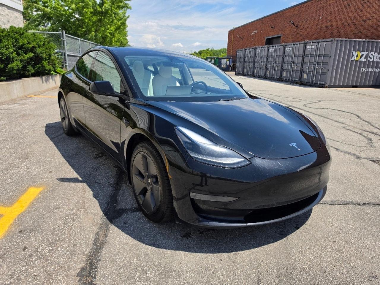 2022 Tesla Model 3 STANDARD RANGE PLUS-WHITE INTERIOR-LFP BATTERY-CERTIFIED Photo