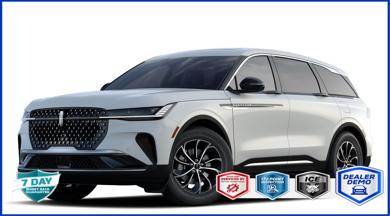 Used 2026 Lincoln Nautilus Premiere 102A | 8-SPD A/T | 18 MINI SPARE WHEEL AND TIRE | 2.0L TURBOCHARGED I-4 ENG | LINCOLN SOFT TOUCH BLK/GREY | WHITE PLATINUM MET 3C for sale in St Catharines, ON