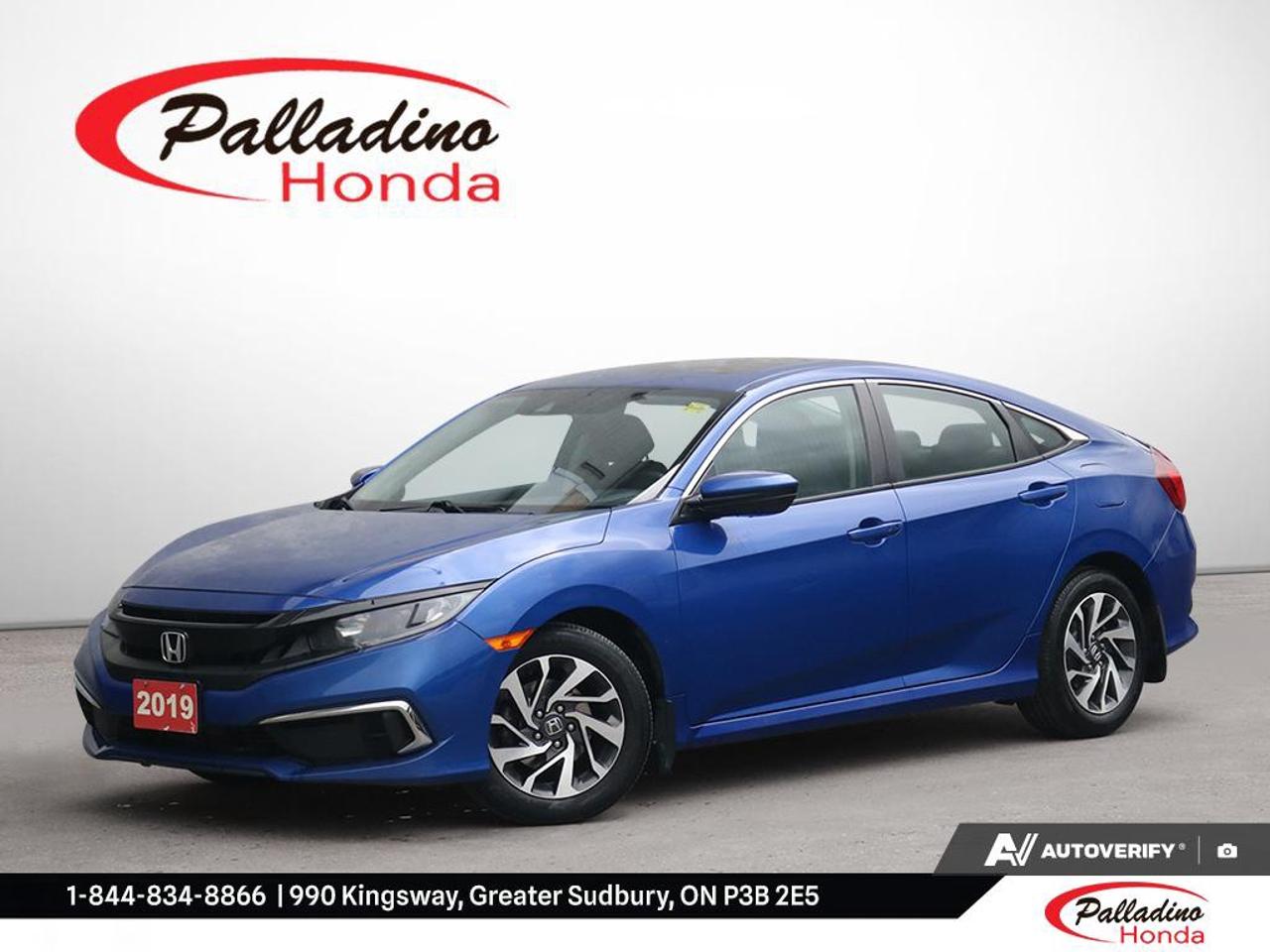 Used 2019 Honda Civic Sedan EX for sale in Greater Sudbury, ON