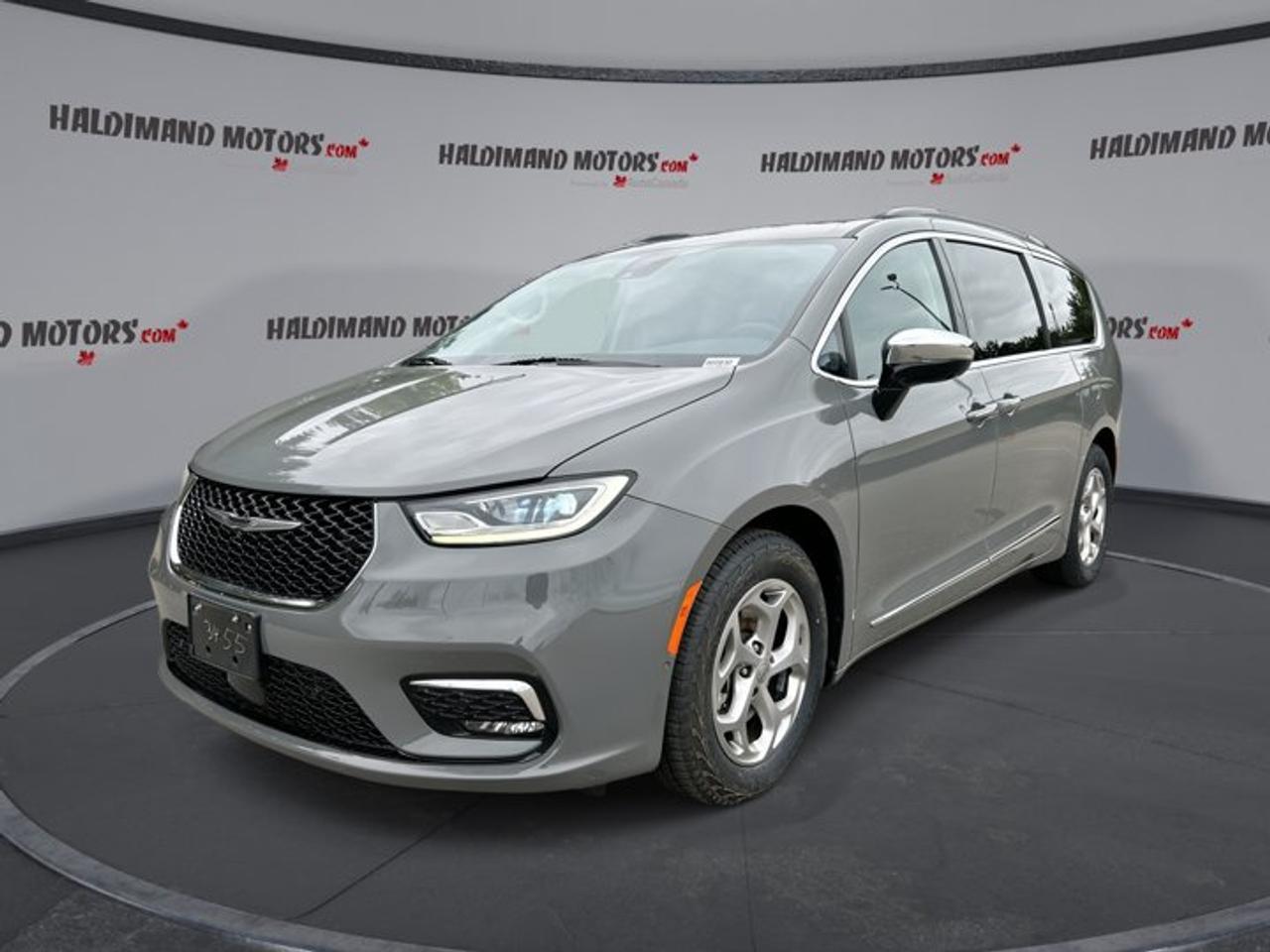 // ACCIDENT FREE!! //<br /><br />This 2023 Chrysler Pacifica Limited FWD is a refined family minivan built for busy days, long trips, and daily comfort. Finished in Grey with a Black interior, it offers a smooth 3.6-litre gas engine, automatic transmission, and front-wheel drive. With 70,422 km, this accident-free Pacifica Limited FWD delivers premium comfort and practical flexibility.<br /><br />Sold by Haldimand Motors Ltd. in Cayuga, this 4-door Chrysler Pacifica Limited FWD blends upscale features with easy family use. Ventilated front seats, heated rear seats, a panoramic sunroof, and powered doors help make every drive easier. Strong safety technology and smart connectivity add confidence and convenience to every kilometre.<br /><br />FEATURES OF THE Pacifica Limited FWD | No Accidents | Vent. Front Seats<br />   Ventilated front seats add welcome comfort<br />   Panoramic sunroof brightens every family drive<br />   Powered sliding doors ease passenger access<br />   Navigation system helps guide every trip<br /><br />ADVANCED SAFETY FEATURES<br />   Blind spot monitor adds lane-change confidence<br />   Lane departure warning supports safer travel<br />   Backup camera helps with tight parking<br />   Adaptive cruise control improves highway ease<br /><br />PERFORMANCE AND EFFICIENCY<br />   3.6-litre gas engine delivers smooth power<br />   Automatic transmission supports relaxed daily driving<br />   Front-wheel drive aids year-round traction<br />   Power steering helps easy low-speed maneuvers<br /><br />COMFORT AND CONVENIENCE<br />   Ventilated front seats help summer comfort<br />   Heated front and rear seats included<br />   Dual-zone climate control balances cabin temperatures<br />   Power liftgate adds everyday loading convenience<br /><br />TECHNONOLGY AND CONNECTIVITY<br />   Apple CarPlay keeps apps within reach<br />   Android Auto adds simple phone integration<br />   Bluetooth integration supports hands-free communication<br />   WiFi hotspot keeps passengers better connected<br /><br />CARGO SPACE<br />   Minivan layout supports flexible family hauling<br />   Power liftgate helps load bulky items<br />   Four-door design improves daily access convenience<br />   Roof luggage rack adds extra carrying<br /><br />AWARDS & RECOGNITIONS<br />   Top Safety Pick, Insurance Institute for Highway Safety, 2023<br /><br />WHAT OTHER OWNERS LIKE<br />   Smooth ride quality for family travel<br />   Easy entry from powered sliding doors<br />   Comfortable seating for long road trips<br />   Useful tech for daily driving ease<br /><br />This Chrysler is well equipped for Canadian family life. Heated mirrors, retractable mirrors, automatic headlights, fog lights, tinted windows, and LED headlamps help support comfort and visibility through changing weather. Turn signal mirrors and a rear window defroster add useful everyday function.<br /><br />Inside, the cabin is designed to make every trip more pleasant. Front air conditioning, rear air conditioning, rear climate control, automatic climate control, and a heated steering wheel help keep everyone comfortable. Memory seats, memory mirrors, lumbar support, and an adjustable steering wheel help tailor the driving position.<br /><br />Technology is a strong point in this Pacifica. The navigation system, satellite radio, HD Radio, steering wheel audio controls, push button start, and auto-dimming rearview mirror all help create an easy and modern driving experience. A 360-degree camera also adds extra awareness around the vehicle.<br /><br />This minivan also includes key practical features families appreciate. Cruise control, remote starter, remote trunk release, power windows, automatic door locks, child safety locks, anti-lock braking system, stability control, tire pressure monitoring, and multiple airbags all support daily peace of mind.<br /><br />With its premium comfort, versatile layout, and confident feature set, this 2023 Chrysler Pacifica Limited FWD is ready for school runs, weekend escapes, and everything in between. It is a smart choice for drivers who want comfort, space, and advanced convenience in one well-equipped used minivan.<br /><br />This 2023 Chrysler Pacifica Limited FWD | No Accidents | Vent. Front Seatss VIN is: 2C4RC1GG5PR563455.<br /><br />WHY CHOOSE US? <br /><br />Honest & Transparent Buying Experience: Weve been a trusted name in business since 1984.<br /><br />STRAIGHTFORWARD PRICING:<br />Our Advertised Price Includes:<br />>>Safety Certification (No separate fee!)<br />>>30-Day 100% Mechanical Warranty<br />>>FREE Carfax History Report.<br />>>No upcharge for paying cash.<br />(Prices Exclude HST and Licensing Fees only.)<br /><br />>>Browse 300+ vehicles all in ONE LOCATION<br /><br />EASY FINANCING: Great rates & open loans<br /><br />WE BUY CARS: Get Top Dollar for your trade-in, or sell us your vehicle for CASH! Even if you dont buy from us!<br /><br />STOP BY TODAY<br />Treat yourself - stop by Haldimand Motors Ltd. located at 42 Talbot St E, Cayuga, ON N0A 1E0 to make this car yours today!<br /><br />https://www.haldimandmotors.com/used/stock-460830.html