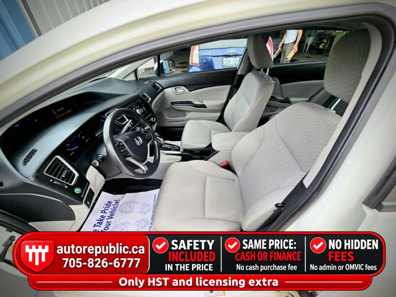 2014 Honda Civic LX Certified Mint Condition Oil Sprayed One Owner Photo