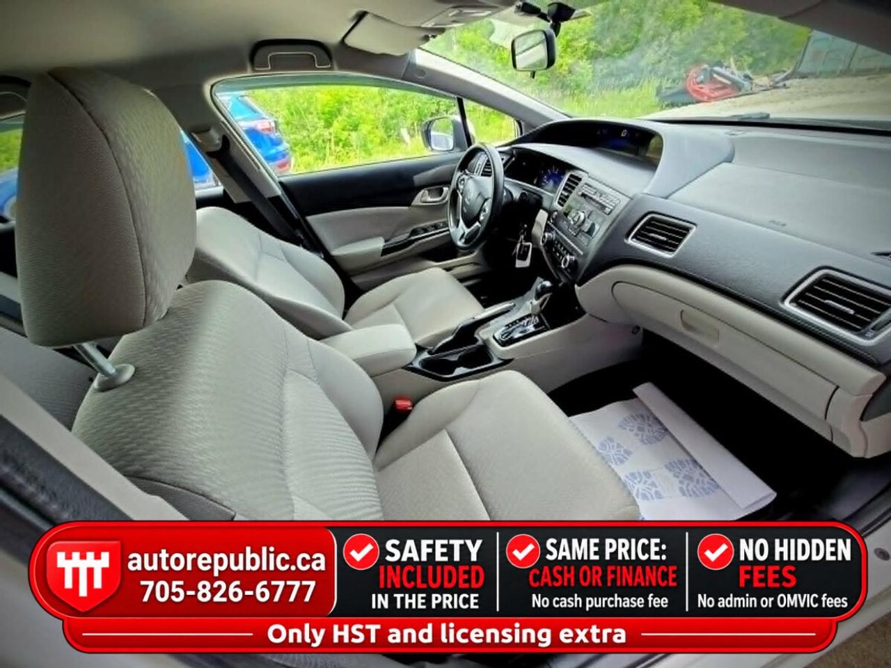 2014 Honda Civic LX Certified Mint Condition Oil Sprayed One Owner Photo
