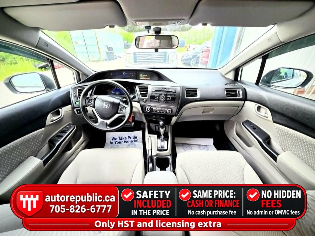 2014 Honda Civic LX Certified Mint Condition Oil Sprayed One Owner Photo2