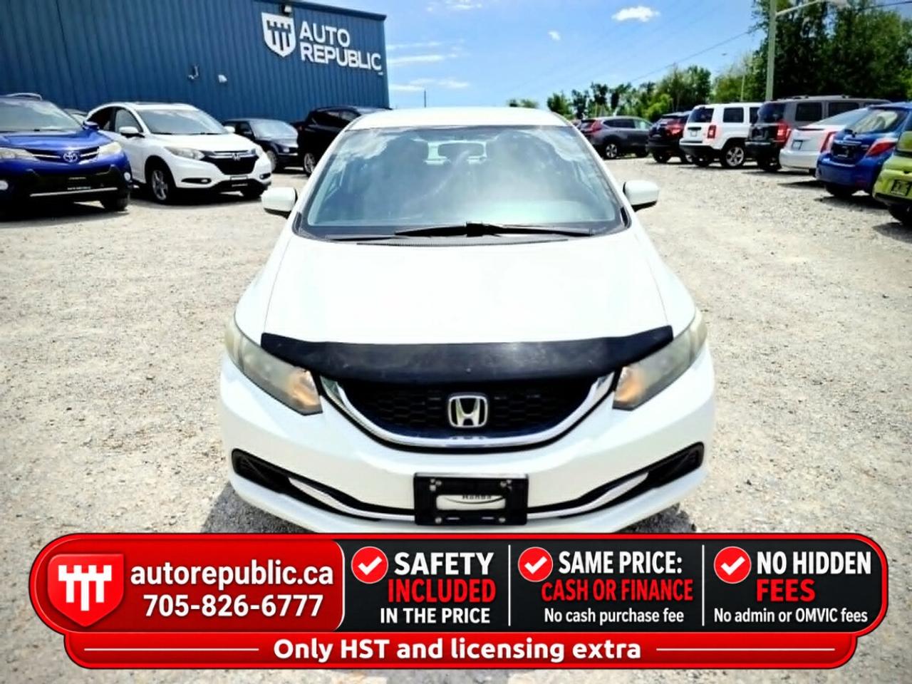 2014 Honda Civic LX Certified Mint Condition Oil Sprayed One Owner Photo