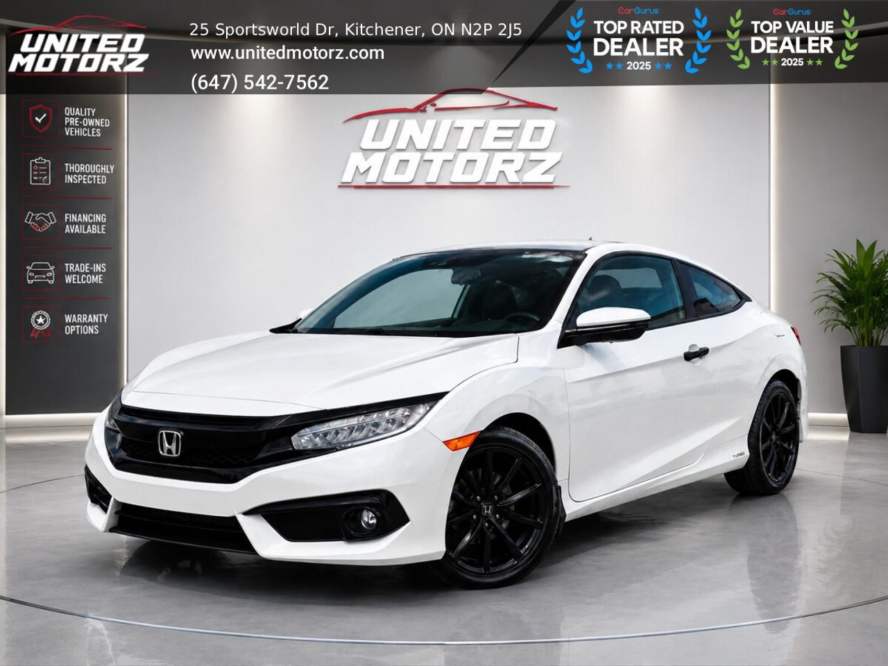 2016 Honda Civic Touring~SAFETY CERTIFIED~Honda Sensing Pkg.~ Photo0