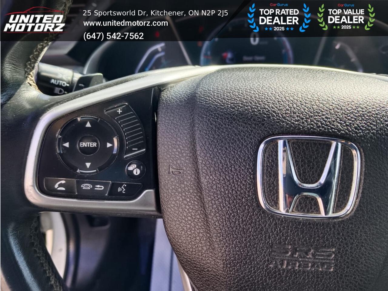 2016 Honda Civic Touring~SAFETY CERTIFIED~Honda Sensing Pkg.~ Photo