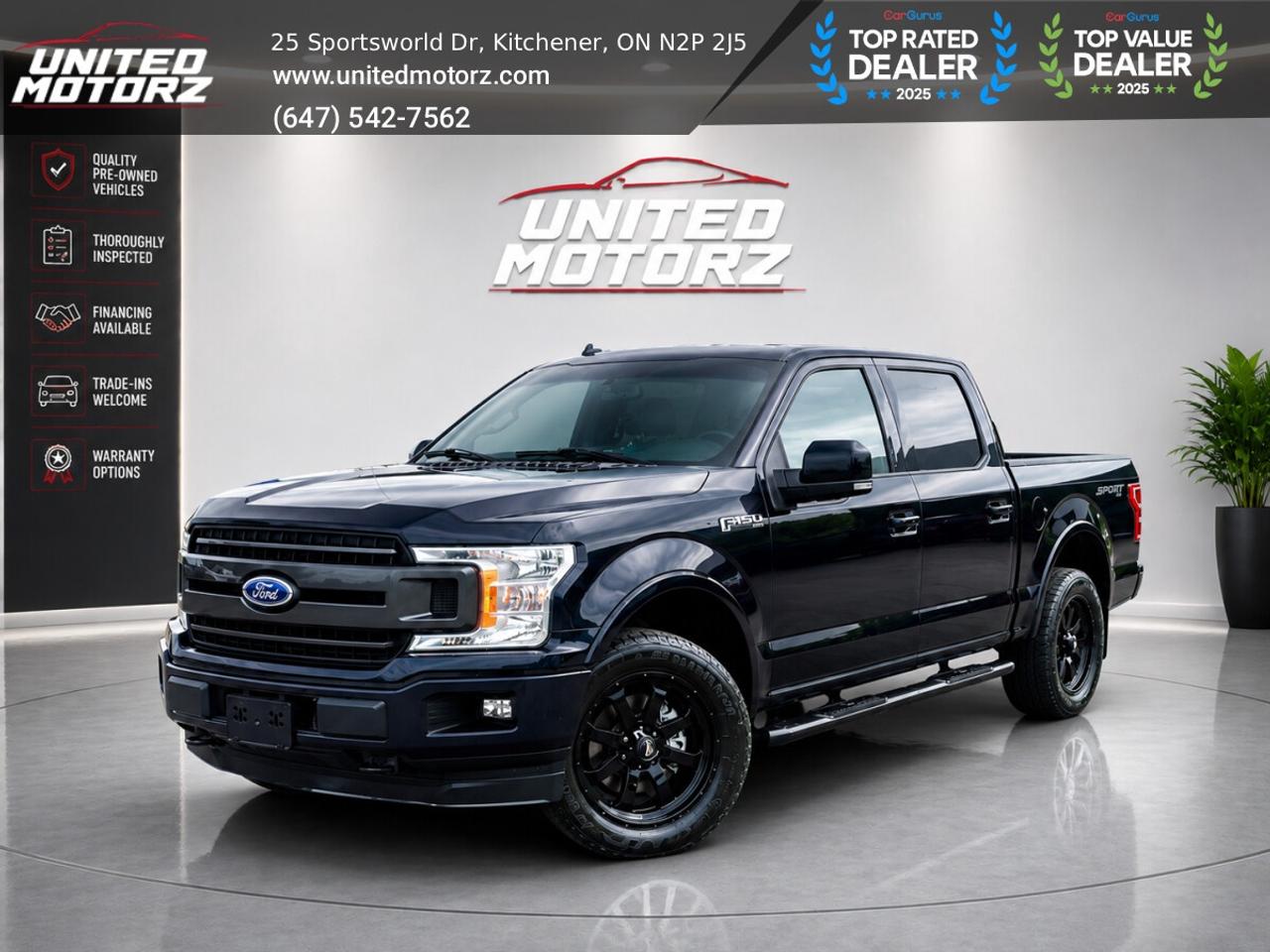 2018 Ford F-150 XLT 4WD SUPER CREW 5.5" BOX~SAFETY CERTIFIED~ ONE Photo0