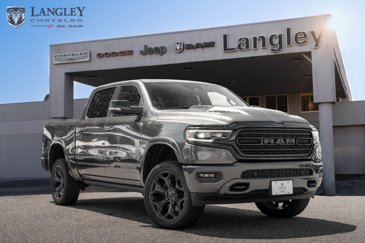 <p><strong>2022 Ram 1500 Limited 4x4 Crew Cab 5'7" Box</strong></p><p>Summary:</p><p>The 2022 Ram 1500 Limited delivers a blend of luxury-grade interior comfort and rugged towing capability, powered by a legendary V8 engine.</p><ul><li><p>Engine: 5.7L HEMI V8 (395 hp, 410 lb-ft torque)</p></li><li><p>Drivetrain: 4x4 with 8-speed automatic transmission</p></li><li><p>Max Towing Capacity: 11,610 lbs</p></li><li><p>Infotainment: Uconnect 5 with 12-inch touchscreen</p></li><li><p>Capability: Active-Level Four Corner Air Suspension</p></li></ul><p>Come book a test drive at Langley Chrysler, conveniently located in Langley, British Columbia.</p>

<p>*All prices plus applicable taxes, applicable environmental recovery charges, documentation of $599 and full tank of fuel surcharge of $76 if a full tank is chosen. <br />Other protection items available that are not included in the above price:<br />Tire & Rim Protection and Key fob insurance starting from $599<br />Service contracts (extended warranties) for coverage up to 7 years and 200,000 kms starting from $599<br />Custom vehicle accessory packages, mudflaps and deflectors, tire and rim packages, lift kits, exhaust kits and tonneau covers, canopies and much more that can be added to your payment at time of purchase<br />Undercoating, rust modules, and full protection packages starting from $199<br />Financing Fee of $500 when applicable<br />Flexible life, disability and critical illness insurances to protect portions of or the entire length of vehicle loan</p>
