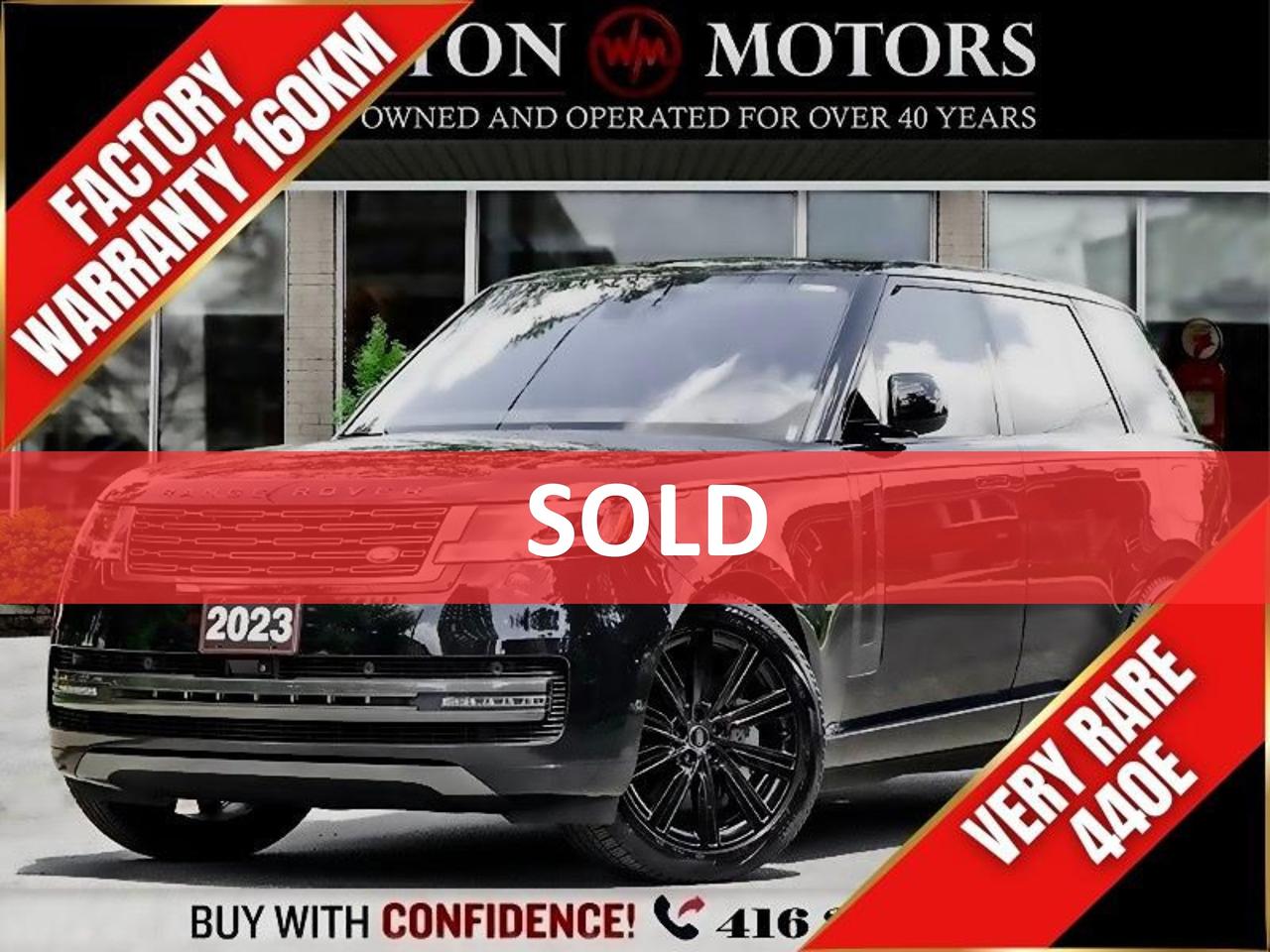 2023 Land Rover Range Rover RARE! P440e*HYBRID ELECTRIC*FACTORY WARRANTY 160KM
