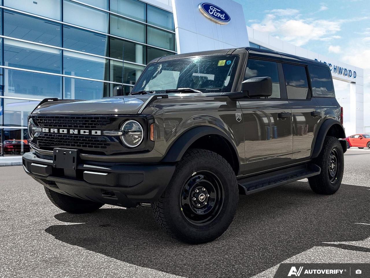 The 2026 Ford Bronco Big Bend is built for those who want genuine off-road capability without sacrificing everyday comfort. With part-time 4WD, a rugged 2.3L 4-cylinder engine, and a convertible top with fixed roll-over protection, this Bronco is as functional as it is capable  and with only 26 km on the odometer, its essentially untouched.

Key Features:
- Part-Time Four-Wheel Drive with Hill Descent and Hill Hold Control for serious off-road confidence
- Manual Convertible Top with Fixed Roll-Over Protection  a defining Bronco feature
- Connected Navigation with live traffic, predictive destinations, and pinch-to-zoom capability
- Driver and Passenger Heated Front Seats for comfort on cooler Canadian mornings
- Voice Activated Dual Zone Front Automatic Air Conditioning
- BLIS Blind Spot Information System with Cross-Traffic Alert
- Collision Mitigation, Driver Monitoring Alert, and a full Safety Canopy Curtain Airbag System
- Ford Co-Pilot360 with Auto High-Beam Headlamps and Autolamp Auto On/Off

At Birchwood Ford, were here to make your buying experience straightforward and enjoyable. Whether youre ready to start your purchase, have questions, or want to get behind the wheel, wed love to connect. Visit us at birchwoodford.ca or contact us today to book your test drive.
Birchwood Ford is your choice for New Ford vehicles in Winnipeg. 

At Birchwood Ford, we hold ourselves to the highest standard. Our number one focus is customer satisfaction which has awarded us the Ford of Canadas Presidents Award for 5 consecutive years. This honour is presented to Ford dealers that have proven outstanding results in Sales and Customer Service Excellence.

Are you a newcomer to Canada, recent graduate, first time car buyer or physically challenged? Ask us about our exclusive rebates and how they may apply to you.
 
Interested in seeing/hearing more? Book a test drive or give us a call at (204) 661-9555 and we can help you with whatever you need!

Dealer permit #4454
Dealer permit #4454