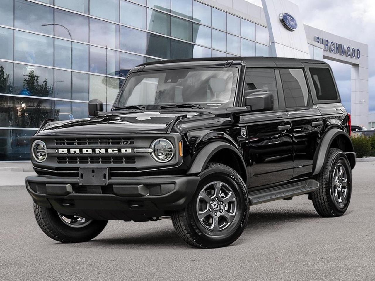 The 2026 Ford Bronco Big Bend is a purpose-built off-road SUV that doesnt ask you to compromise. With a capable 2.3L 4-cylinder engine, part-time 4WD, and a removable manual convertible top, its engineered for those who want to get out and explore  not just look like they do. With only 26 km on the odometer, this one is as fresh as it gets.

- Manual convertible top with fixed roll-over protection  open-air off-roading on demand
- Part-time 4WD with Hill Descent Control and Hill Hold Control for serious trail capability
- Heated front seats and dual-zone automatic air conditioning for comfort on any adventure
- Connected Navigation with live traffic, predictive destinations, and pinch-to-zoom capability
- BLIS Blind Spot Information System and Cross-Traffic Alert for confident driving on and off the beaten path
- Driver Monitoring Alert and Collision Mitigation-Front add an extra layer of safety
- Leather-wrapped steering wheel with cruise control and audio controls built in
- Black power heated side mirrors with convex spotter mirror  practical detail for real-world use

Ready to take the Bronco out for a spin? Visit us at Birchwood Ford or head to www.birchwoodford.ca to reserve this vehicle, start your purchase online, or book a test drive. Our team is here to answer any questions and make the process straightforward from first look to final handshake.
Birchwood Ford is your choice for New Ford vehicles in Winnipeg. 

At Birchwood Ford, we hold ourselves to the highest standard. Our number one focus is customer satisfaction which has awarded us the Ford of Canadas Presidents Award for 5 consecutive years. This honour is presented to Ford dealers that have proven outstanding results in Sales and Customer Service Excellence.

Are you a newcomer to Canada, recent graduate, first time car buyer or physically challenged? Ask us about our exclusive rebates and how they may apply to you.
 
Interested in seeing/hearing more? Book a test drive or give us a call at (204) 661-9555 and we can help you with whatever you need!

Dealer permit #4454
Dealer permit #4454