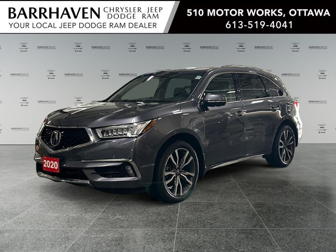 Used 2020 Acura MDX Elite SH-AWD | Ultra Low KM's for sale in Ottawa, ON