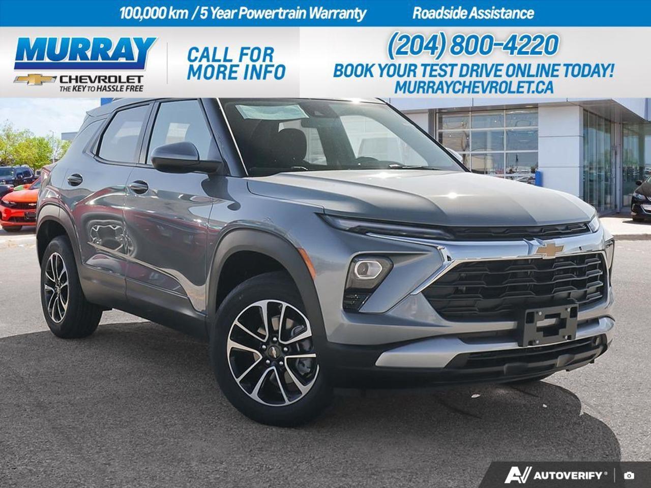 * TRANSMISSION 9-SPEED AUTOMATIC * * ENGINE BLOCK HEATER * * CONVENIENCE PACKAGE *  Discover the allure of the 2026 Chevrolet Trailblazer LT, a sport utility marvel thats redefining comfort and performance in Winnipeg. Its robust Turbocharged Gas I3 1.3L engine delivers an impressive 155 horsepower, ensuring every journey is as thrilling as it is smooth. Paired with a refined 9-speed automatic transmission, this Trailblazer promises an exhilarating drive with seamless gear transitions.  The Trailblazers Convenience Package elevates your driving experience with automatic climate control and wireless charging, keeping you and your devices comfortable and connected on the go. Slide into the jet black cloth seats, enjoy the ambiance with the inside rearview auto-dimming mirror, and appreciate the thoughtful touches like the driver power seat adjuster and power liftgate.  Safety is paramount in this Trailblazer, equipped with features like blind spot monitors, lane departure warnings, and front collision mitigation. Add in the convenience of keyless start and a heated steering wheel, and you have a vehicle thats as smart as it is stylish. This is more than just a car; its your next adventure, waiting to happen.  Dealer Permit #1740