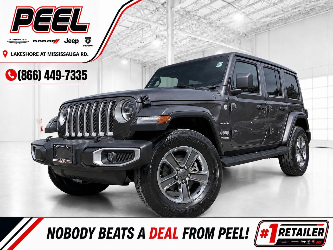Used 2021 Jeep Wrangler Sahara V6 | Skytop | Alpine | NAV | LED Pkg | 4X4 for sale in Mississauga, ON