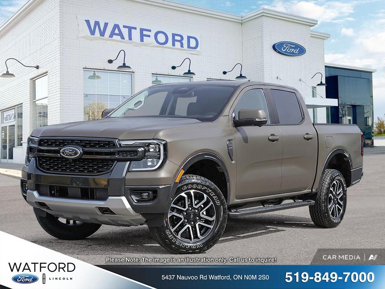 Built for drivers who want midsize truck strength with a refined feel, the brand new 2026 Ford Ranger Lariat at Watford Ford delivers confident capability in a smart Grey finish. This new truck pairs automatic convenience with modern design, making it a strong fit for workdays, weekend trips, and daily driving in Watford.

The 2026 Ford Ranger Lariat brings together proven pickup toughness and an upscale cabin experience. Its bold stance, practical box, and easy-to-manage size help it handle busy streets and rural roads alike. For shoppers who want a new truck with comfort and real utility, this Ranger is ready.

FEATURES OF THE Ranger Lariat

»» Refined trim with upscale truck appeal
»» Automatic transmission for easy daily driving
»» Grey exterior with modern presence
»» Brand new condition for full freshness

TRUCK FEATURES

»» Strong midsize pickup capability for daily tasks
»» Practical cargo bed for work gear
»» Four-door layout supports crew comfort
»» Built for towing, hauling, and travel

ADVANCED SAFETY FEATURES

»» Built with modern Ford safety engineering
»» Strong body structure supports occupant protection
»» Advanced driver aids may help awareness
»» Clear outward visibility supports safer manoeuvres

PERFORMANCE AND EFFICIENCY

»» Automatic transmission delivers smooth power response
»» Midsize truck balance of strength efficiency
»» Tuned for confident road and highway travel
»» Ready for commuting, errands, and towing

COMFORT AND CONVENIENCE

»» Spacious cabin supports daily driving comfort
»» Four full doors ease passenger access
»» Practical layout keeps controls within reach
»» Refined ride feel for a pickup

TECHNOLOGY AND CONNECTIVITY

»» Modern cabin design supports easy interaction
»» User-friendly interface helps daily convenience
»» Clear displays aid driving information access
»» Connectivity features support life on-the-go

CARGO SPACE

»» Open bed handles bulky gear easily
»» Useful box space for work supplies
»» Flexible hauling room for weekend projects
»» Pickup design supports easy loading access

WHAT OTHER OWNERS LIKE

»» Comfortable ride for a midsize truck
»» Useful bed size for daily needs
»» Easy handling in mixed driving conditions
»» Good blend of toughness and refinement

This 2026 Ford Ranger Lariat is a smart choice for drivers who need real pickup ability without giving up day-to-day comfort. The Grey exterior gives it a clean, professional look, while the automatic transmission helps make every trip smooth and simple. It feels ready for job sites, family use, or outdoor plans.

At Watford Ford in Watford, this brand new 2026 Ford Ranger Lariat stands out as a practical and polished truck for Canadian drivers. It offers the versatility expected from a modern pickup, sized to stay easy to live with while still delivering the capability many owners need throughout the year.

This 2026 Ford Ranger Lariats VIN is: 1FTER4KH2TLE07973 .<p> the brand new 2026 Ford Ranger Lariat at Watford Ford delivers confident capability in a smart Grey finish. This new truck pairs automatic convenience with modern design</p>
<p> and daily driving in Watford.

The 2026 Ford Ranger Lariat brings together proven pickup toughness and an upscale cabin experience. Its bold stance</p>
<p> and easy-to-manage size help it handle busy streets and rural roads alike. For shoppers who want a new truck with comfort and real utility</p>
<p> this Ranger is ready.

FEATURES OF THE Ranger Lariat

»» Refined trim with upscale truck appeal
»» Automatic transmission for easy daily driving
»» Grey exterior with modern presence
»» Brand new condition for full freshness

TRUCK FEATURES

»» Strong midsize pickup capability for daily tasks
»» Practical cargo bed for work gear
»» Four-door layout supports crew comfort
»» Built for towing</p>
<p> and travel

ADVANCED SAFETY FEATURES

»» Built with modern Ford safety engineering
»» Strong body structure supports occupant protection
»» Advanced driver aids may help awareness
»» Clear outward visibility supports safer manoeuvres

PERFORMANCE AND EFFICIENCY

»» Automatic transmission delivers smooth power response
»» Midsize truck balance of strength efficiency
»» Tuned for confident road and highway travel
»» Ready for commuting</p>
<p> and towing

COMFORT AND CONVENIENCE

»» Spacious cabin supports daily driving comfort
»» Four full doors ease passenger access
»» Practical layout keeps controls within reach
»» Refined ride feel for a pickup

TECHNOLOGY AND CONNECTIVITY

»» Modern cabin design supports easy interaction
»» User-friendly interface helps daily convenience
»» Clear displays aid driving information access
»» Connectivity features support life on-the-go

CARGO SPACE

»» Open bed handles bulky gear easily
»» Useful box space for work supplies
»» Flexible hauling room for weekend projects
»» Pickup design supports easy loading access

WHAT OTHER OWNERS LIKE

»» Comfortable ride for a midsize truck
»» Useful bed size for daily needs
»» Easy handling in mixed driving conditions
»» Good blend of toughness and refinement

This 2026 Ford Ranger Lariat is a smart choice for drivers who need real pickup ability without giving up day-to-day comfort. The Grey exterior gives it a clean</p>
<p> while the automatic transmission helps make every trip smooth and simple. It feels ready for job sites</p>
<p> this brand new 2026 Ford Ranger Lariat stands out as a practical and polished truck for Canadian drivers. It offers the versatility expected from a modern pickup</p>
<p> sized to stay easy to live with while still delivering the capability many owners need throughout the year.

This 2026 Ford Ranger Lariats VIN is: 1FTER4KH2TLE07973 .</p>