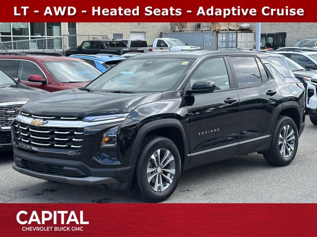 Recent Arrival!Ask for the Internet Department for more information or book your test drive today! Call 403-256-4960 for fast answers at your fingertips! Disclaimer: All prices are plus taxes. See dealer for details. AMVIC Licensed Dealer # B2020028.2026 Equinox 8-Speed Automatic AWD Equinox LT, AWD, 3.47 Final Drive Axle Ratio, Air Conditioning, Cloth Seat Trim, Front Bucket Seats, Heated Driver and Front Passenger Seats, Heated steering wheel, Preferred Equipment Group 2LT, Radio: 11.3 Diagonal Advanced Colour LCD Display, SiriusXM with 360L Trial Subscription, Standard Speaker Audio System, Wheels: 17 Grazen Metallic Machined-Face Aluminum.