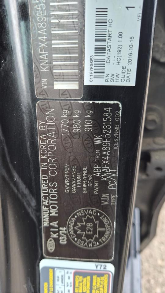 2014 Kia Forte EX, SEDAN, AUTO, ALLOYS, GREAT ON FUEL, CERTIFIED Photo