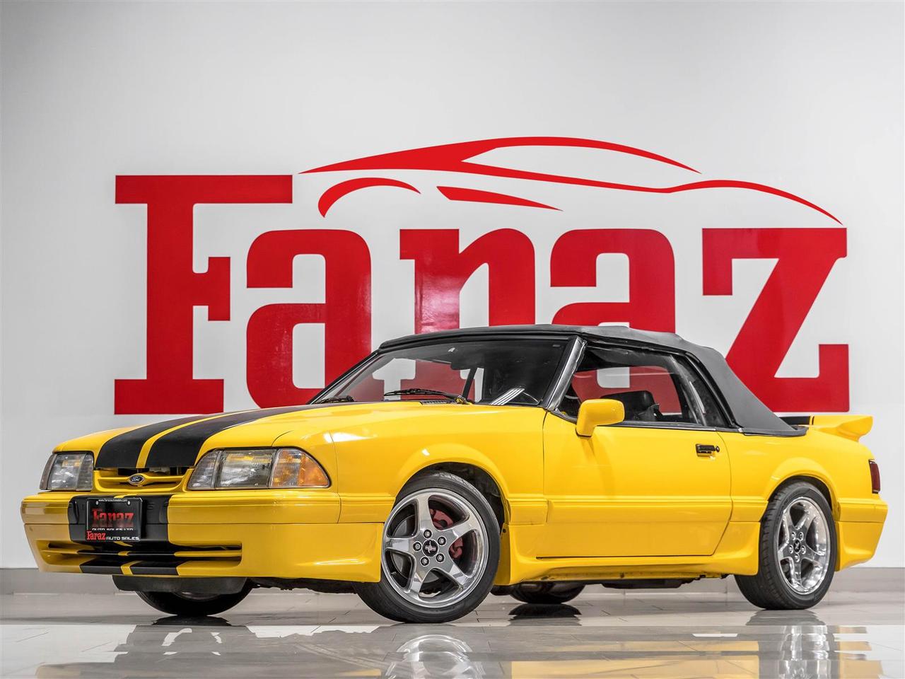 1991 Ford Mustang GT Convertible|5-Speed Manual|Canary Yellow|Fox Body Mustang Photo