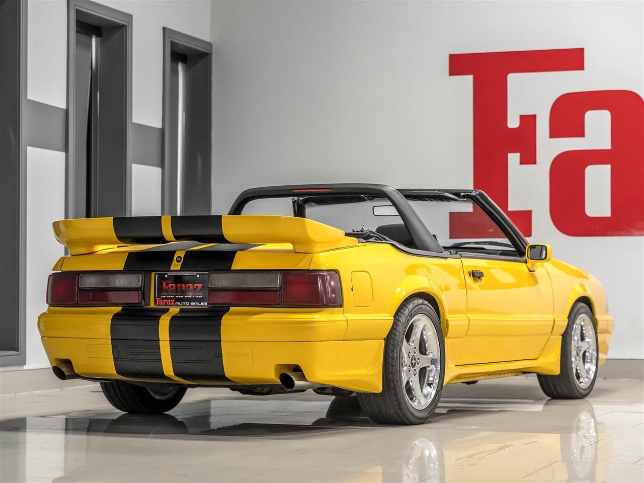 1991 Ford Mustang GT Convertible|5-Speed Manual|Canary Yellow|Fox Body Mustang Photo