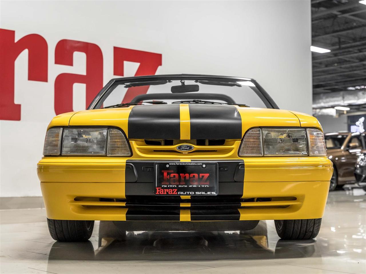1991 Ford Mustang GT Convertible|5-Speed Manual|Canary Yellow|Fox Body Mustang Photo