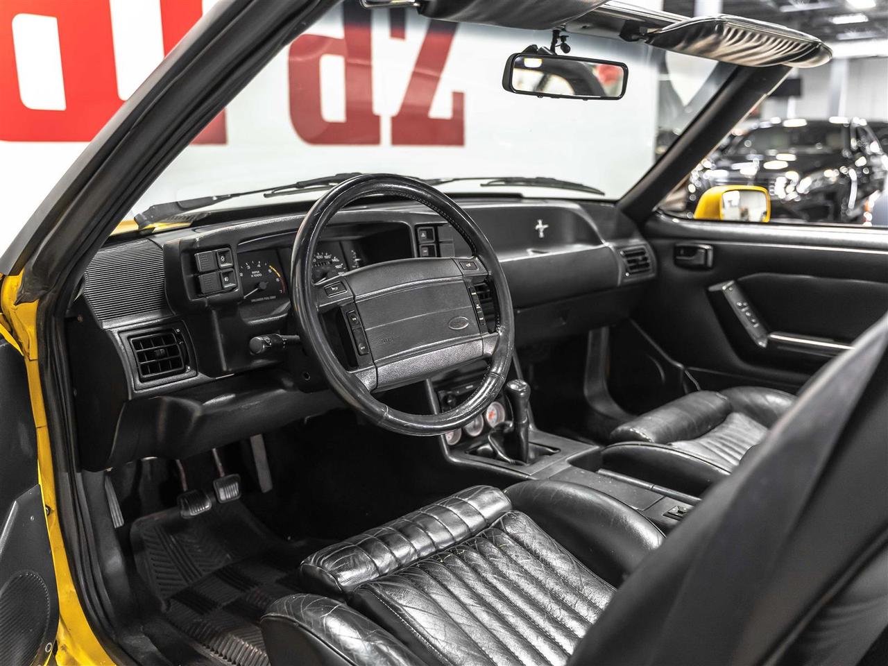 1991 Ford Mustang GT Convertible|5-Speed Manual|Canary Yellow|Fox Body Mustang Photo