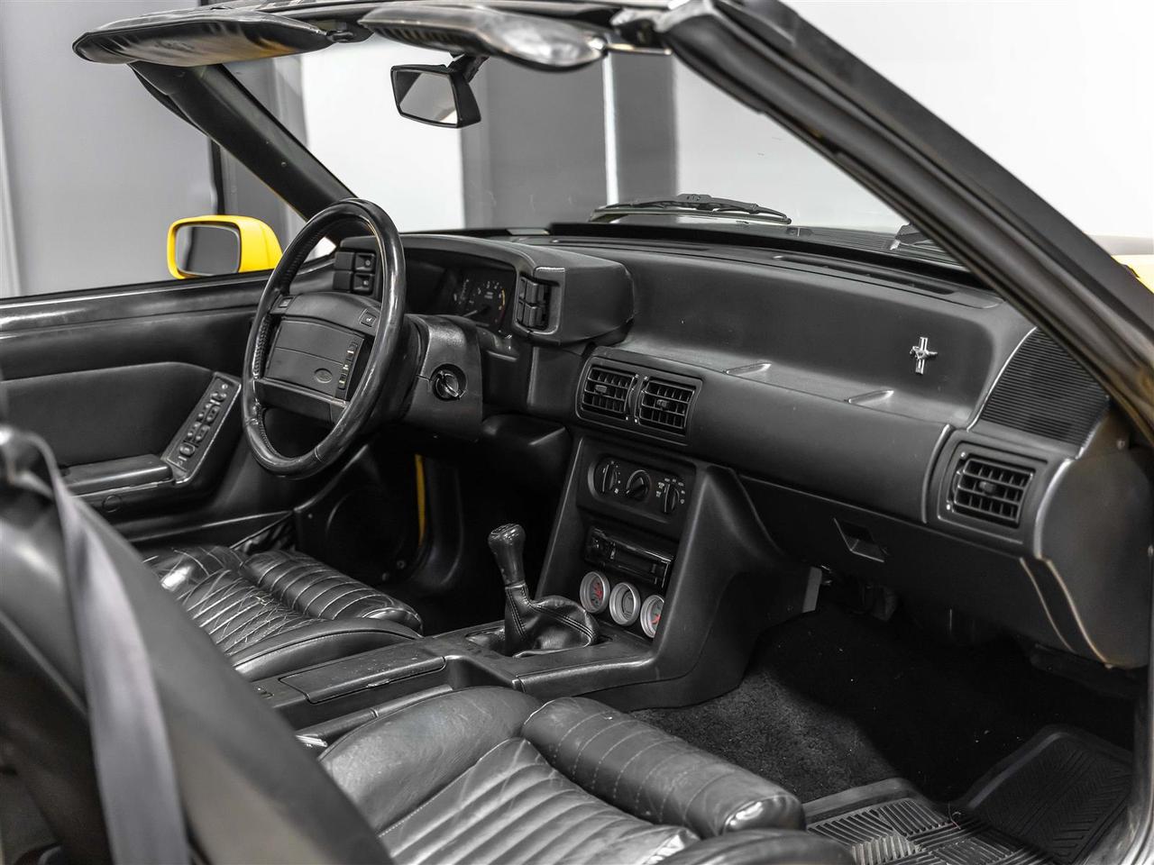 1991 Ford Mustang GT Convertible|5-Speed Manual|Canary Yellow|Fox Body Mustang Photo
