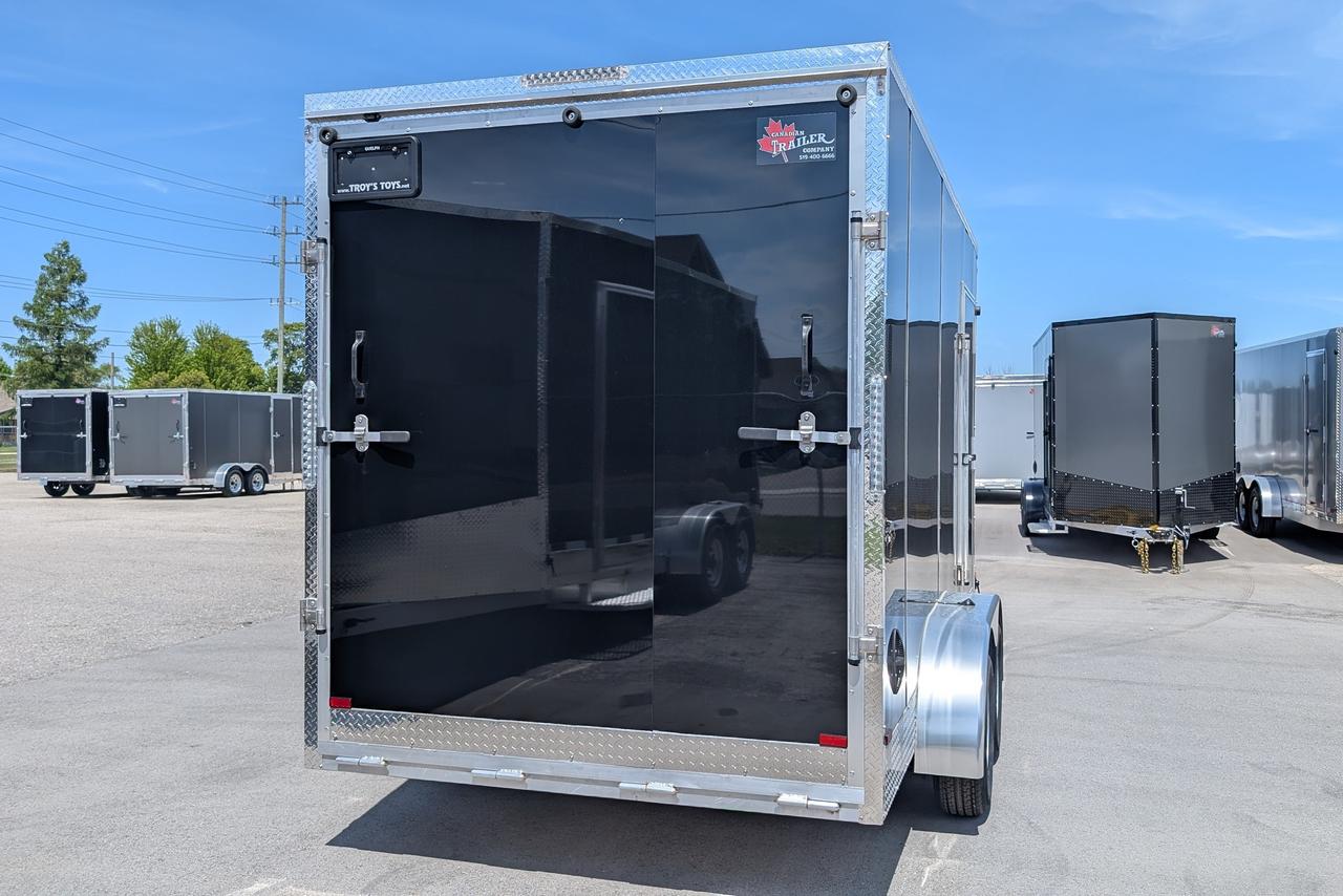 2026 Canadian Trailer Company 7x14 V Nose Cargo Trailer Aluminum Tandem Axle Photo8