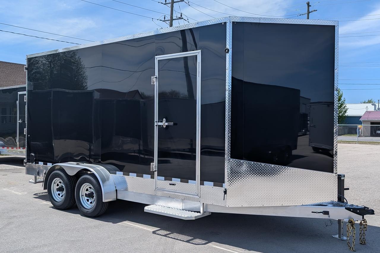 2026 Canadian Trailer Company 7x16 V-Nose Cargo Trailer Aluminum Tandem Axle