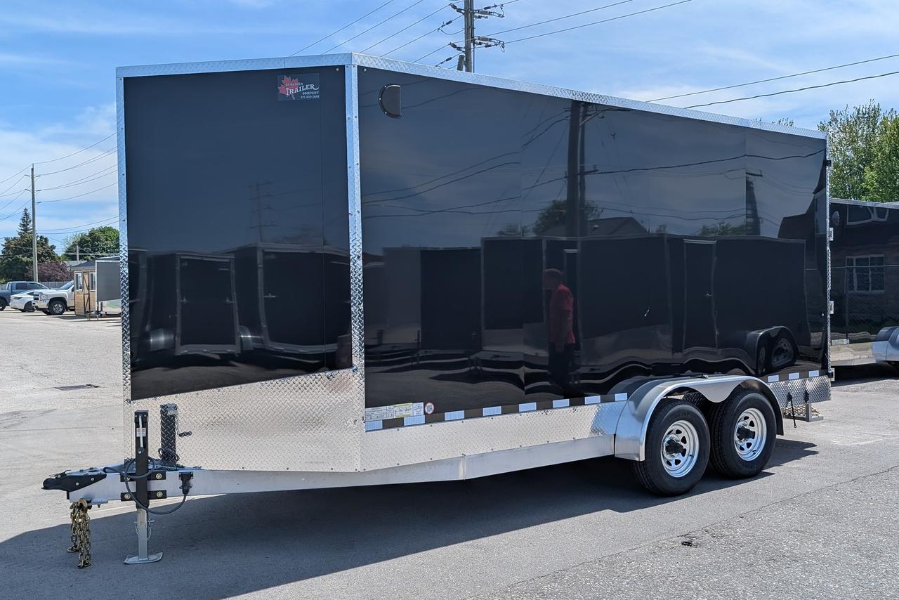 2026 Canadian Trailer Company 7x16 V-Nose Cargo Trailer Aluminum Tandem Axle Photo4