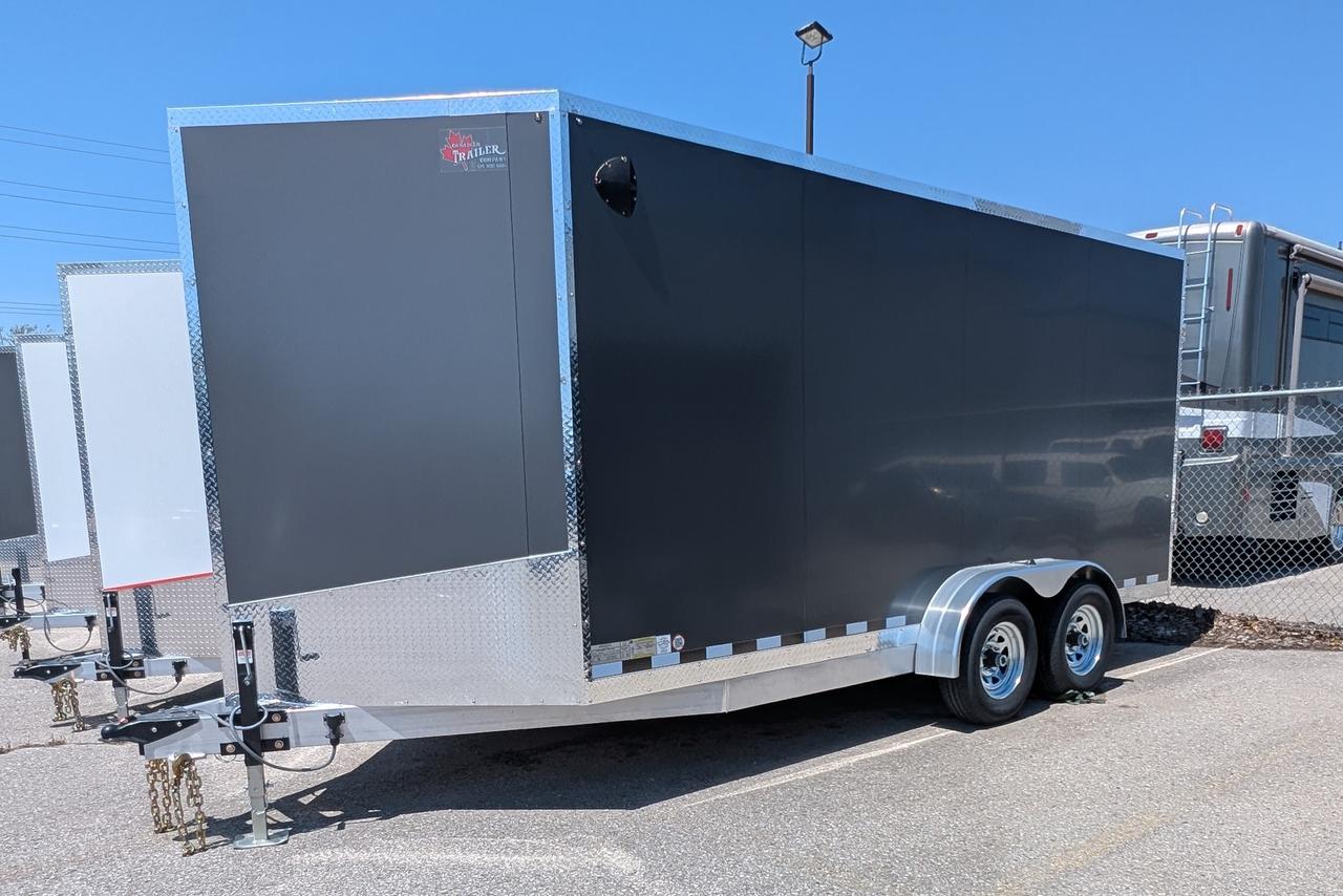2026 Canadian Trailer Company 7x16 V-Nose Cargo Trailer Aluminum Tandem Axle