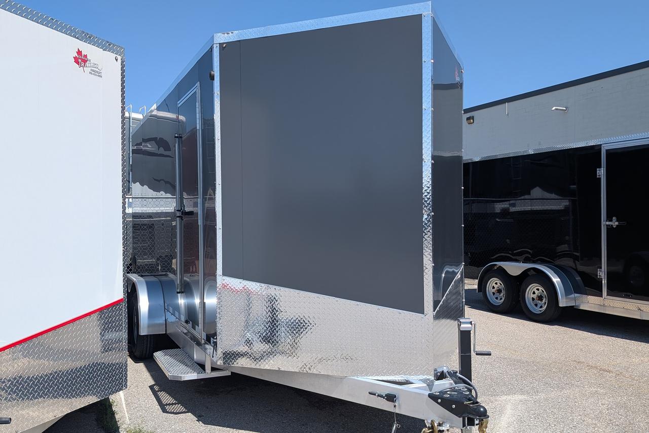 2026 Canadian Trailer Company 7x16 V-Nose Cargo Trailer Aluminum Tandem Axle Photo8