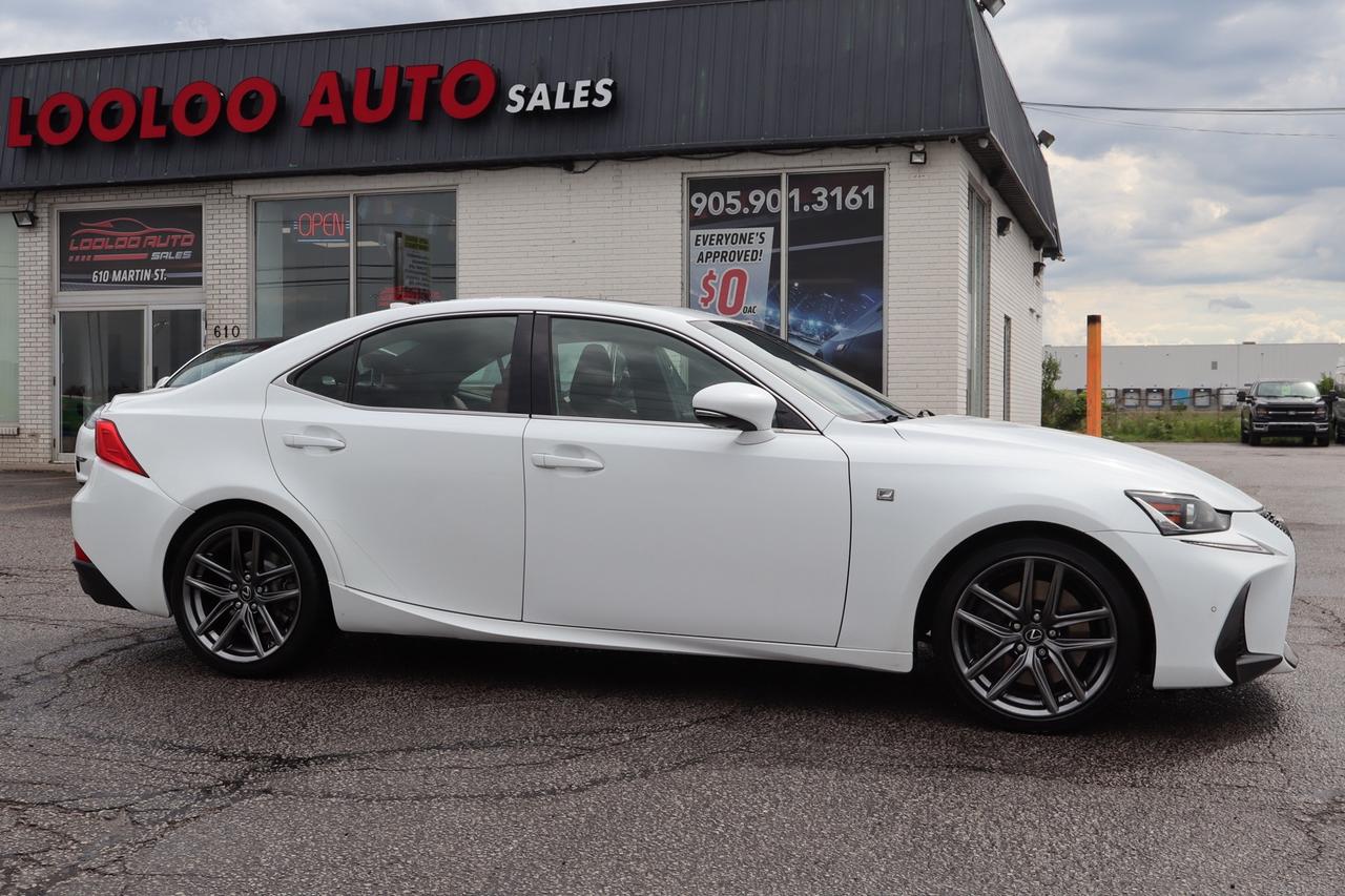 2018 Lexus IS 300 AWD F-Sport Red Interior Photo