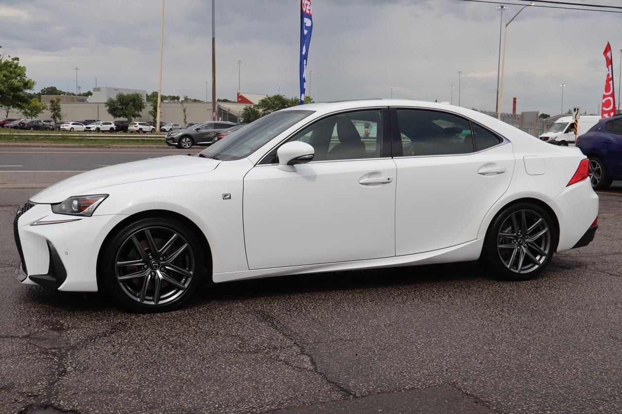 2018 Lexus IS 300 AWD F-Sport Red Interior Photo2